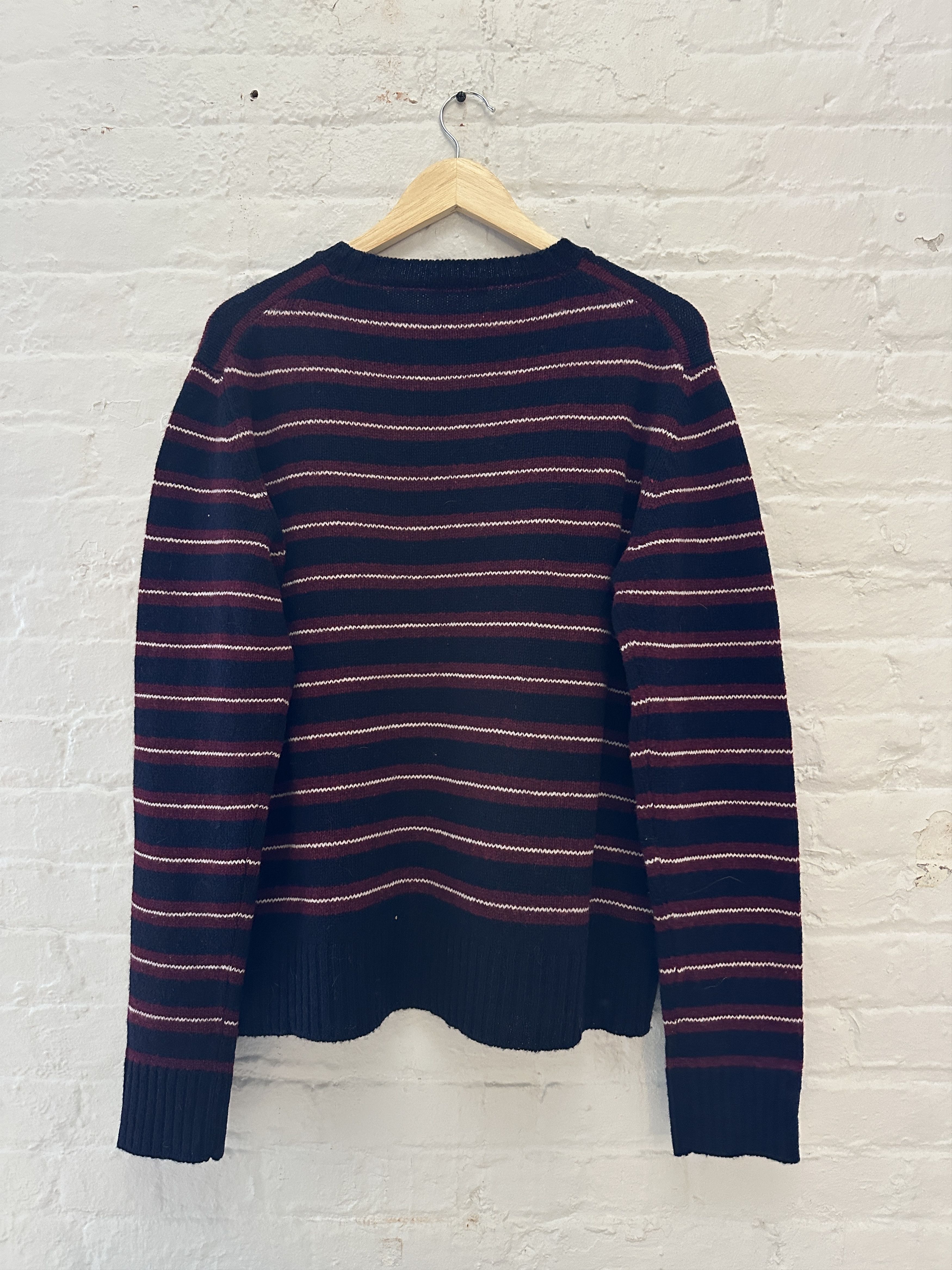 Prada Prada Striped Wool Sweater Size US XL / EU 56 / 4 - 3 Thumbnail