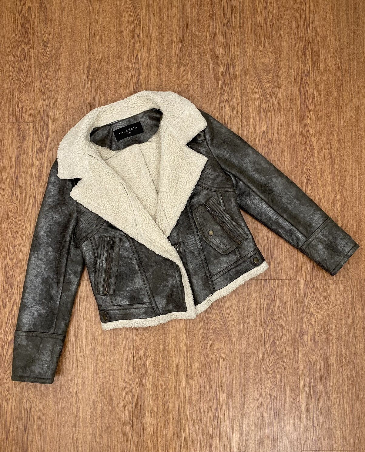 If Six Was Nine × Japanese Brand × Le Grande Bleu (L.G.B.) Valencia texture leather jacket Size US M / EU 48-50 / 2 - 6 Thumbnail