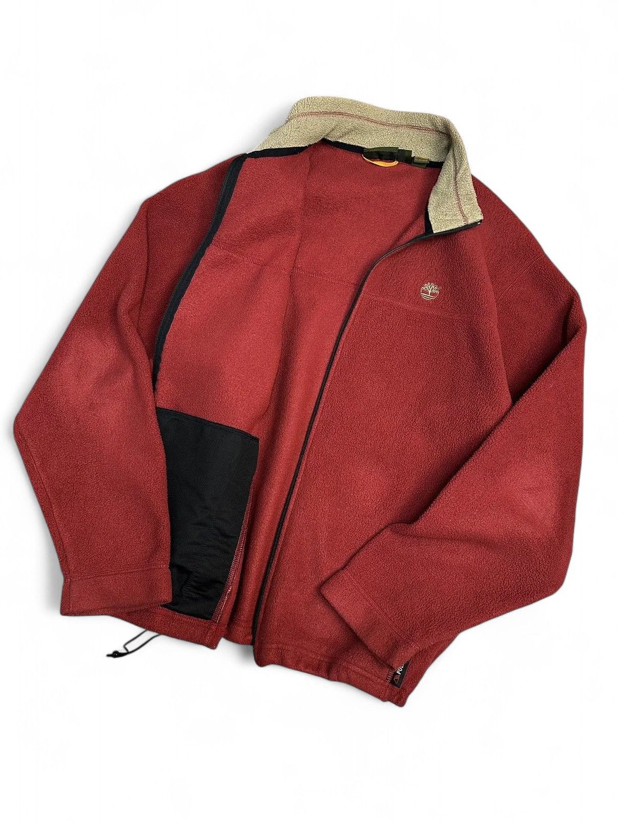Diesel Red Fleece Zip Jacket Timberland Vintage Outdoor Y2K Look Size US XL / EU 56 / 4 - 6 Thumbnail