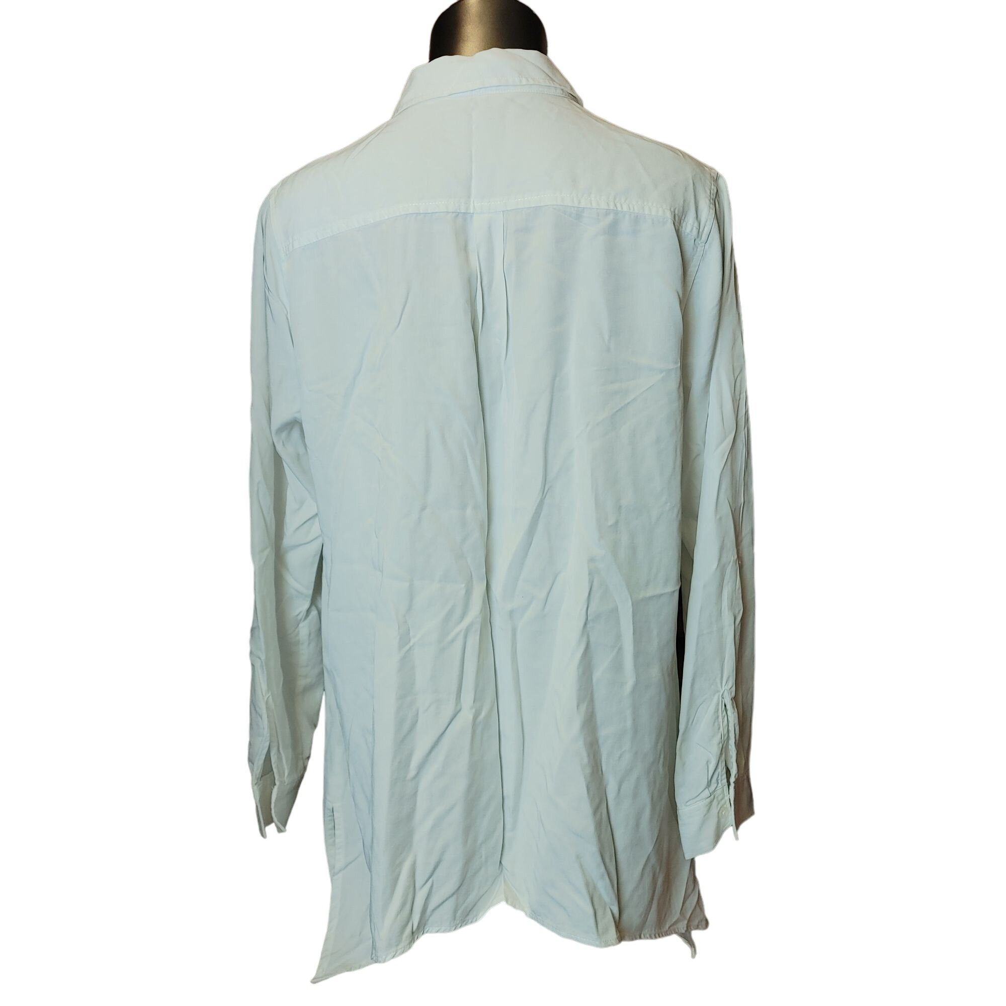 Other ZAC & RACHEL Womens XL White Lyocell Long Sleeve Button Up B Size XL / US 12-14 / IT 48-50 - 2 Thumbnail
