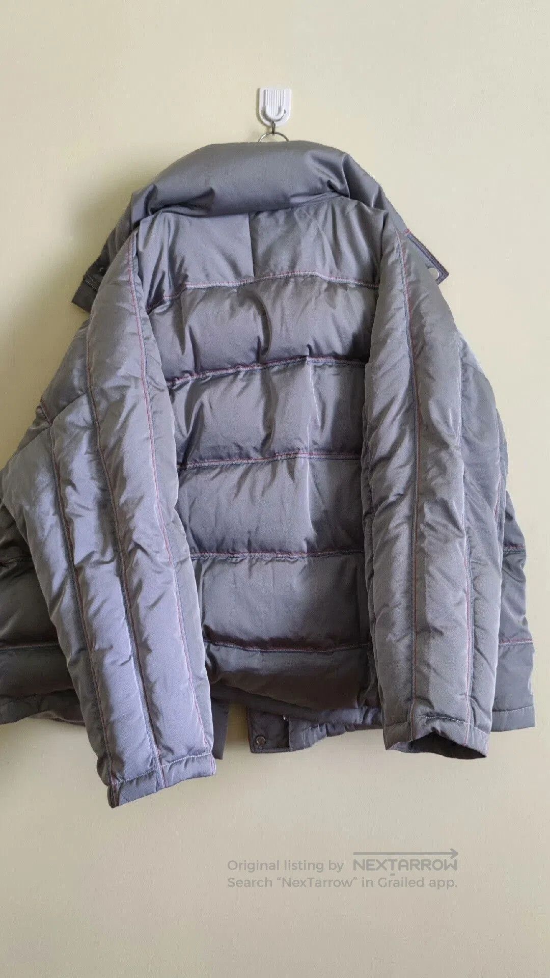 ANGEL CHEN Silver Oversized Puffer Jacket by Angel Chen. Size US M / EU 48-50 / 2 - 5 Thumbnail