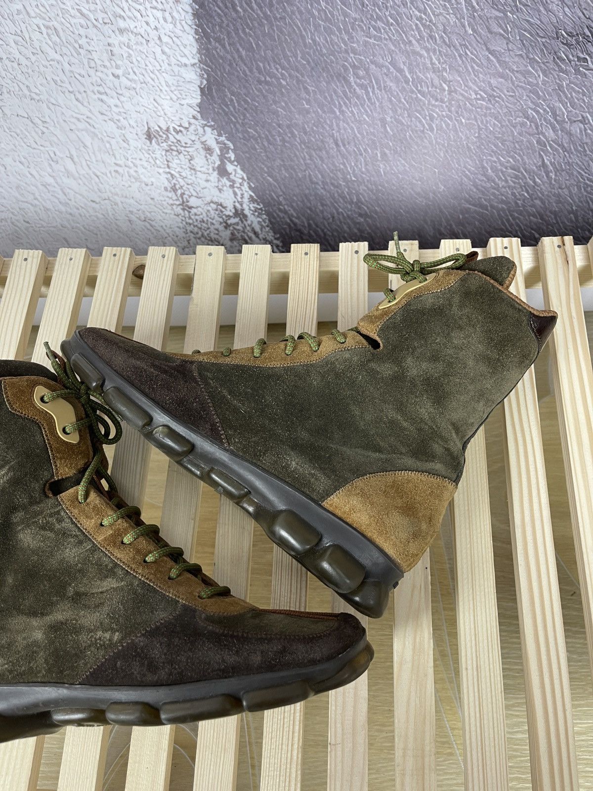 Miu Miu Miu Miu Prada archive leather suede vintage boots sneakers Size US 7 / IT 37 - 8 Thumbnail