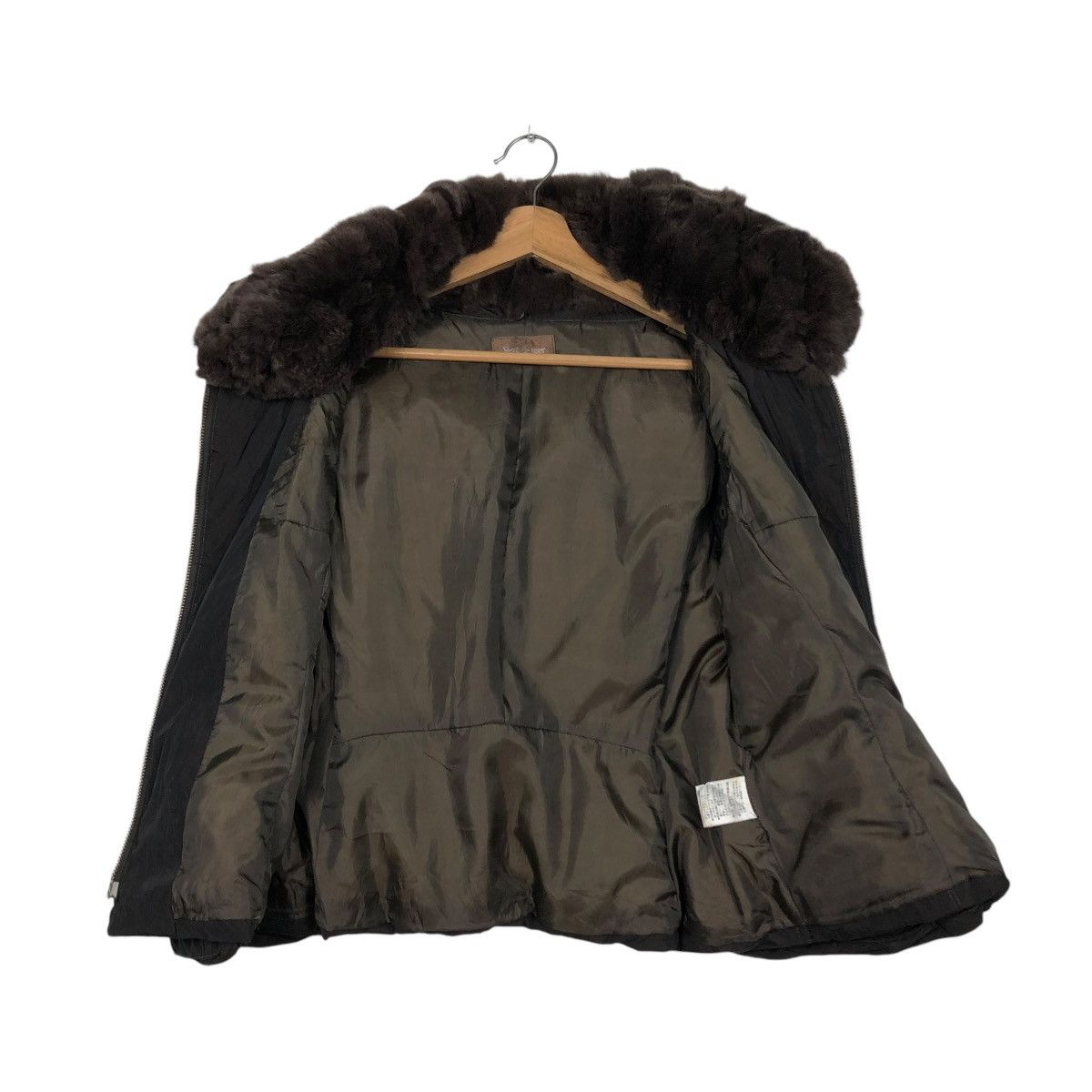 Japanese Brand 🔥VINTAGE BIKER VEST VENT DE MER MINK FUR COLLAR Size US M / EU 48-50 / 2 - 16 Thumbnail