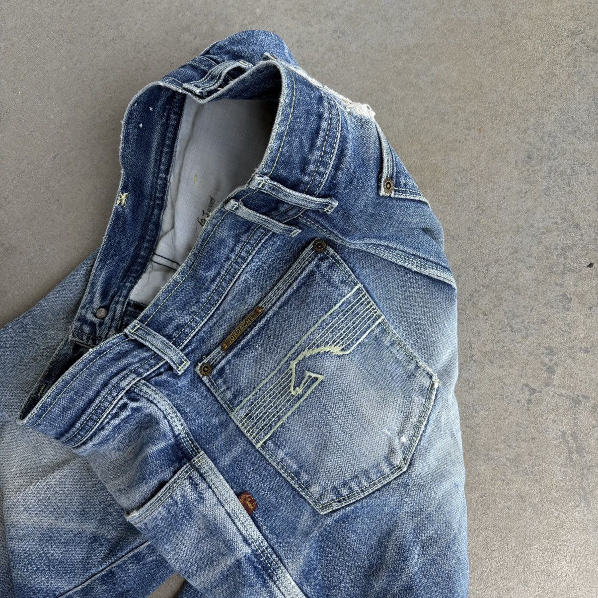 Ariat × Jordache × Vintage Vintage 1980's Western Jordache Bootcut Cowboy Jeans 33x34 Size US 33 - 13 Thumbnail