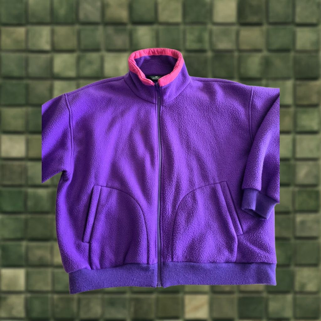 Vintage VINTAGE Cabin Creek Fleece Jacket 2XL Womens Purple 1980s 1990s Plus Size Everyday Androgyny Mens Girls Womens Size XXL / US 16-18 / IT 52-54 - 1 Thumbnail