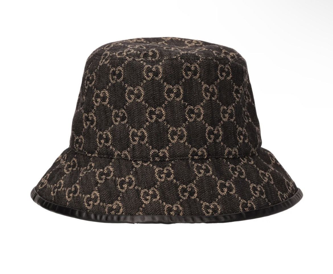 Gucci Gucci GG Denim Bucket Hat size L Size ONE SIZE - 1 Thumbnail