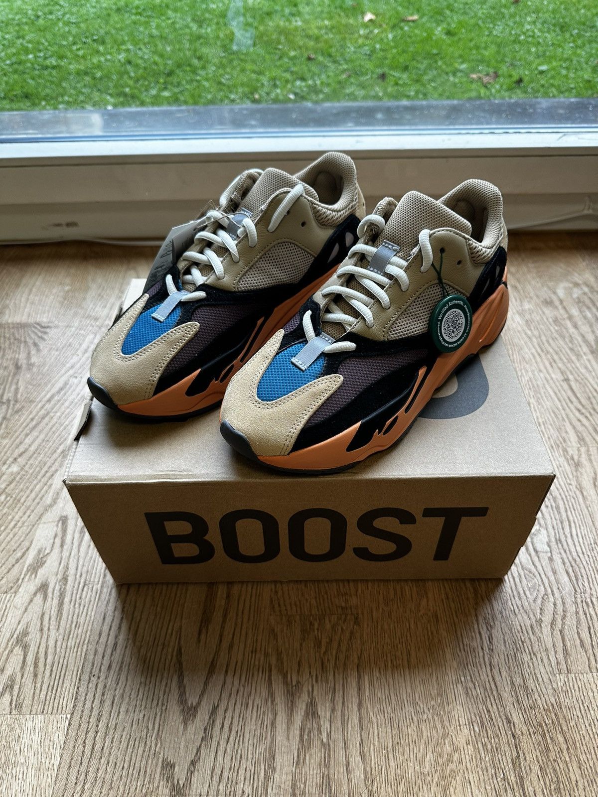 Adidas × Kanye West × Yeezy YEEZY Boost 700 Enflame Amber Sneakers Size US 7 / EU 40 - 1 Thumbnail