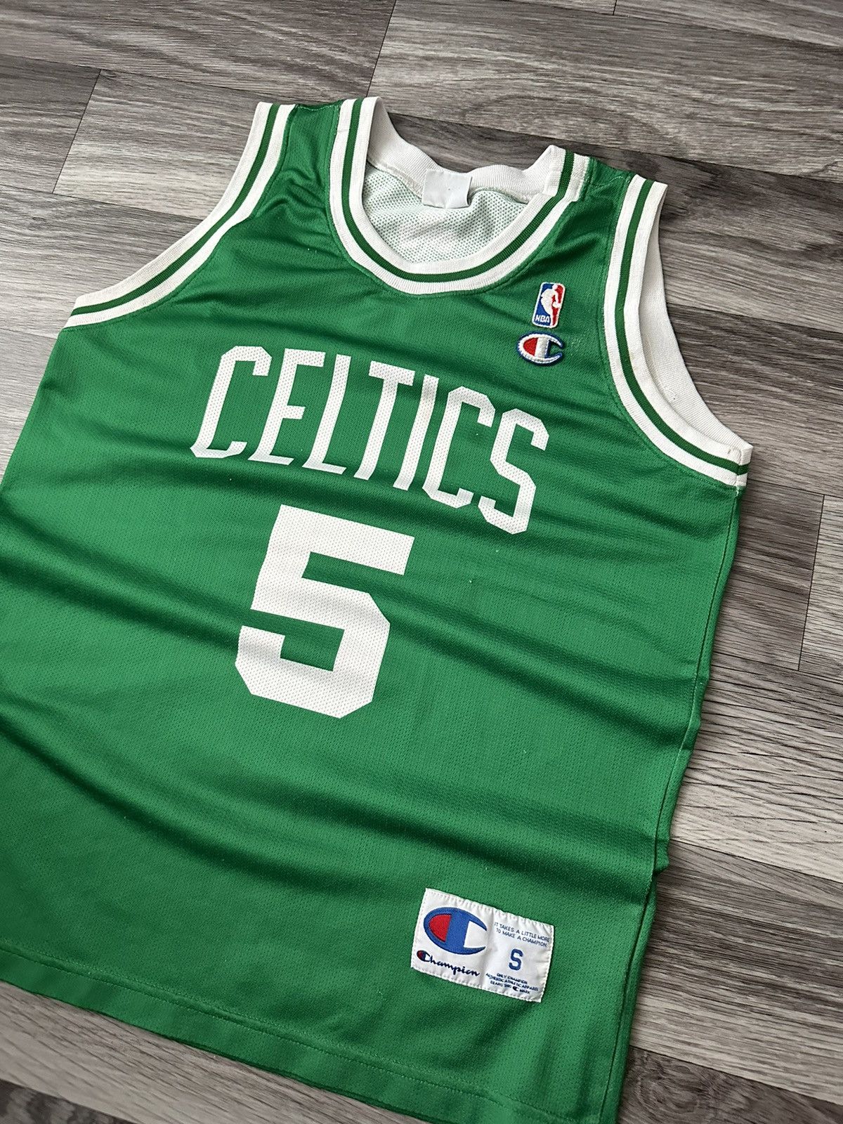 Champion Champion Boston Celtics NBA Garnett Vintage 90s Jersey S-M Size US M / EU 48-50 / 2 - 2 Thumbnail