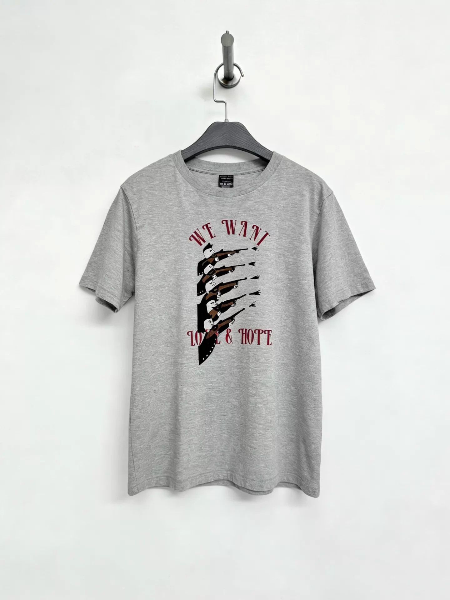 Number (N)ine Number (N)ine 08AW Love & Peace SS Tee Size 2 Japan Size US M / EU 48-50 / 2 - 1 Thumbnail