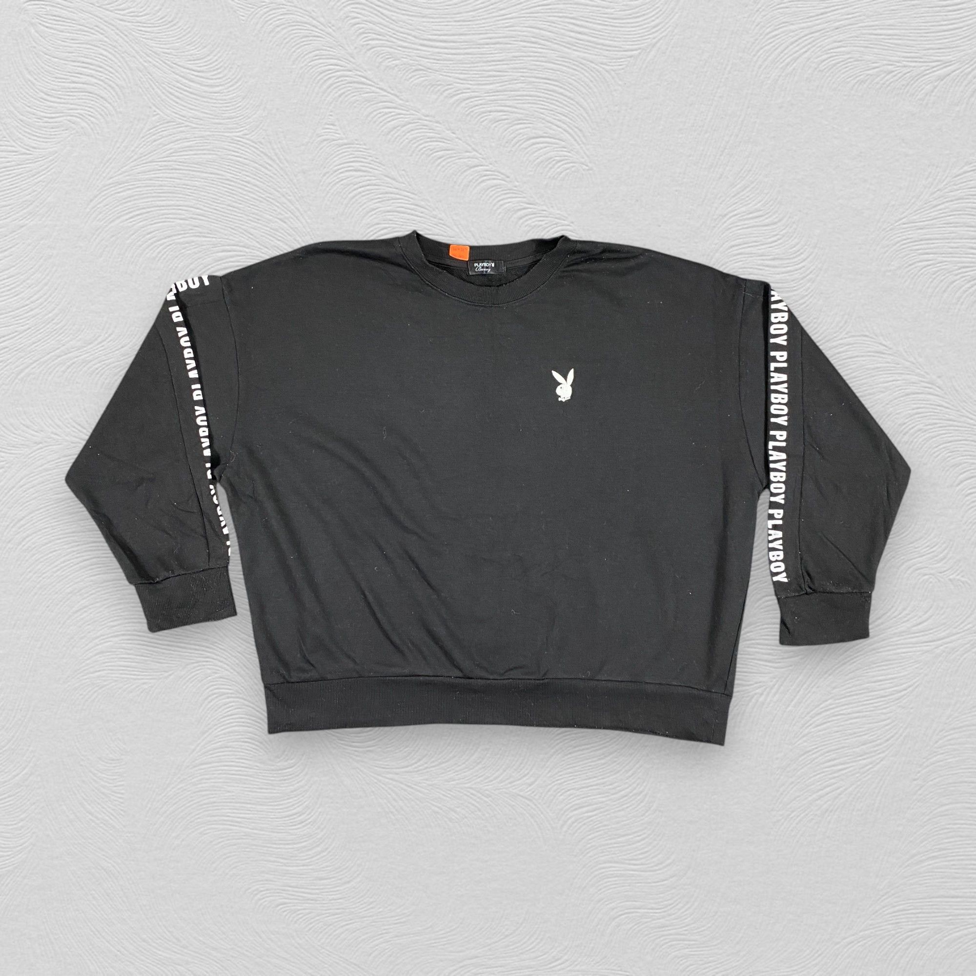 Playboy Vintage Playboy Embroidery Crop Top Sweatshirt -SW160 Size US L / EU 52-54 / 3 - 1 Thumbnail