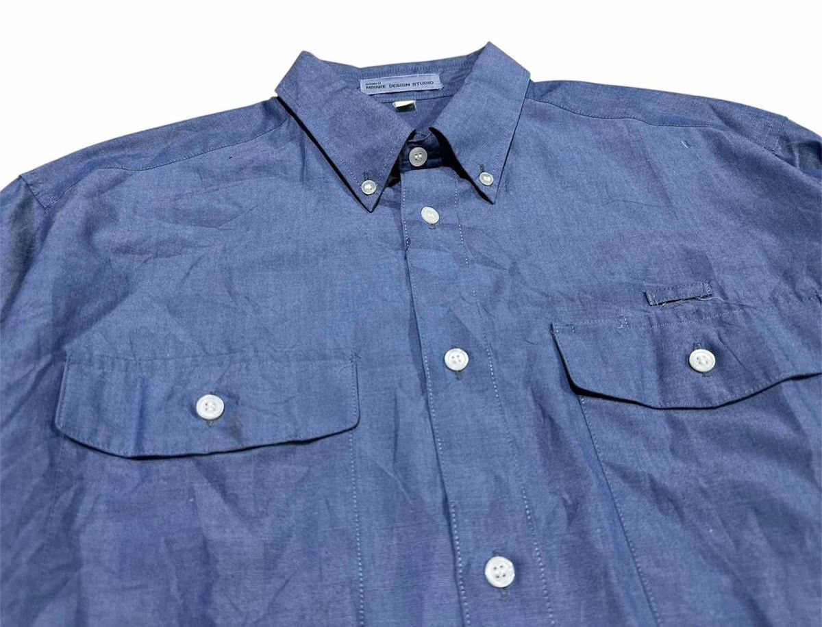 Issey Miyake 🔥80s Vintage Ntt By Miyake Design Studio Shirt Long Sleeve Size US XL / EU 56 / 4 - 7 Thumbnail