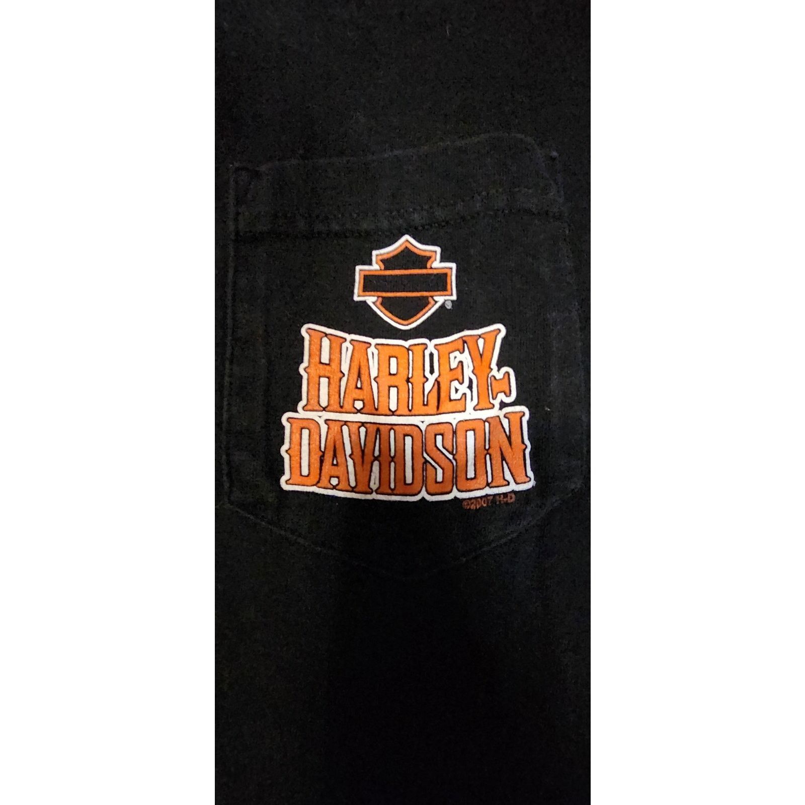 Harley Davidson Harley Davidson Black Tshirt Horne Lake MS Size XL. #2025 Size US XL / EU 56 / 4 - 6 Thumbnail