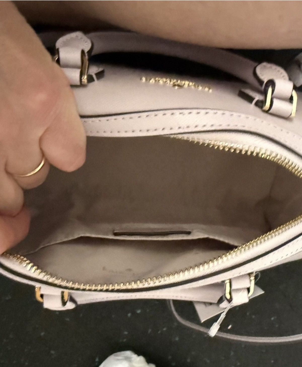 Kate Spade Kate Spade Madison Pastel Lavender Saffiano Leather Bag Size ONE SIZE - 10 Thumbnail