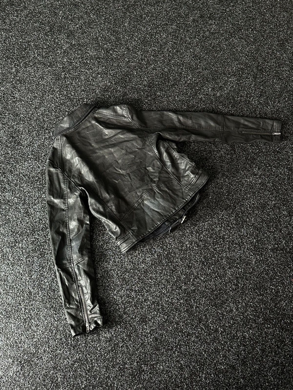 Diesel × If Six Was Nine 🚨AVANT-GARDE Diesel Rick Owen’s Opium Y2K LEATHER DENIM Size M / US 6-8 / IT 42-44 - 16 Thumbnail