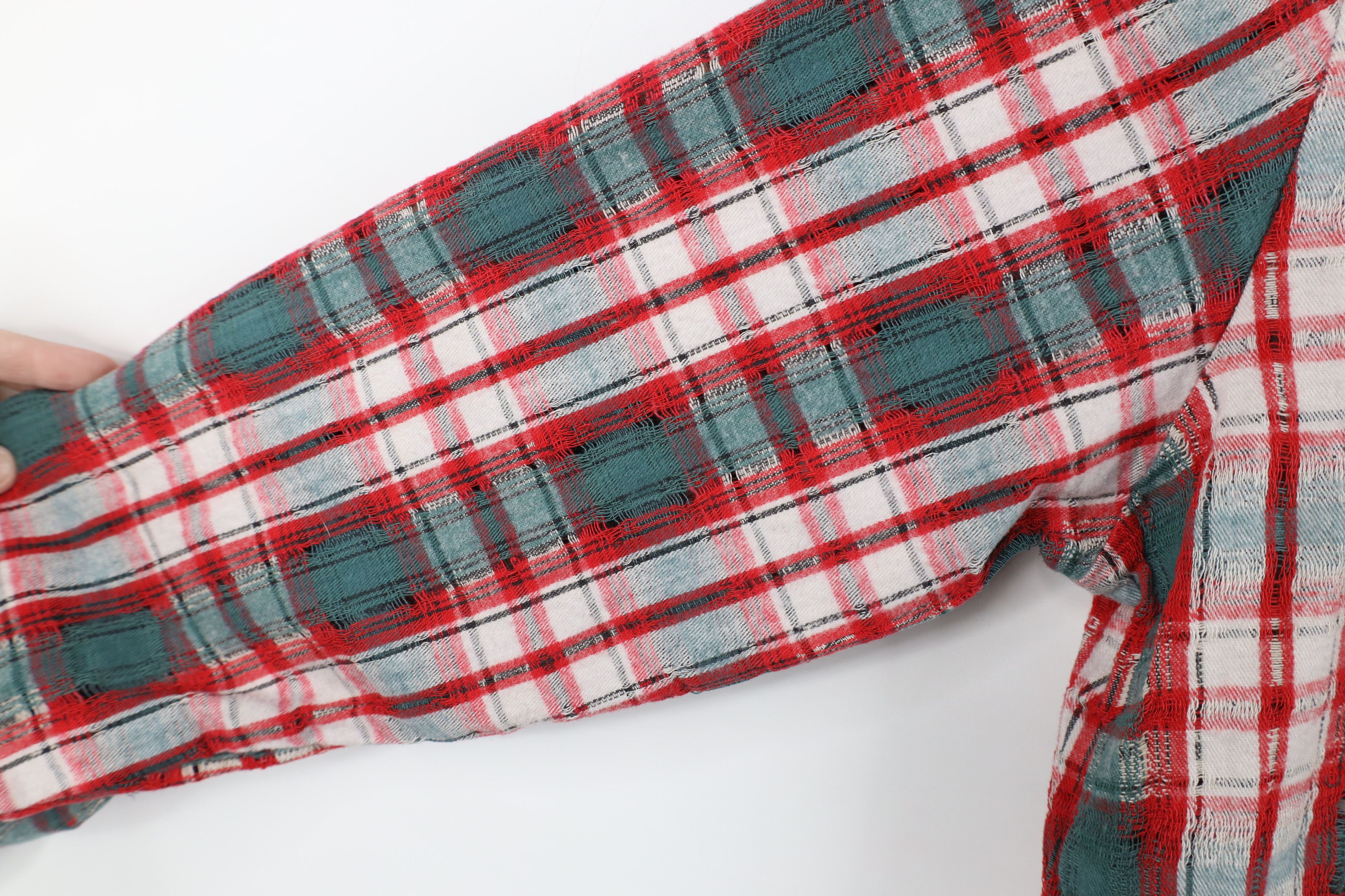 Vintage Vintage 70s Streetwear Gauzy Cotton Flannel Button Shirt Size US M / EU 48-50 / 2 - 7 Thumbnail