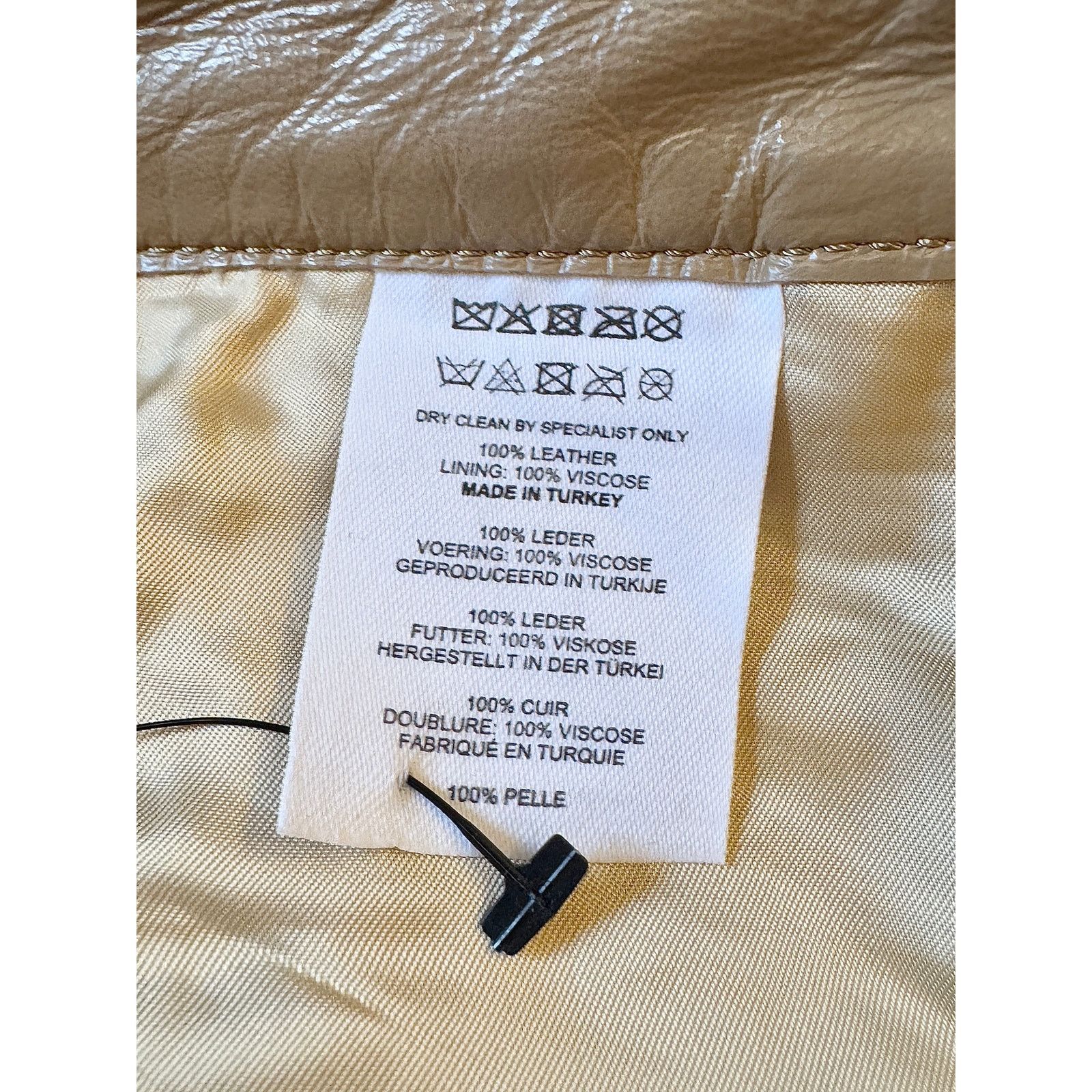 Dries Van Noten Dries Van Noten Patent Women's Leather Straight Pants Size 26" / US 2 / IT 38 - 4 Thumbnail