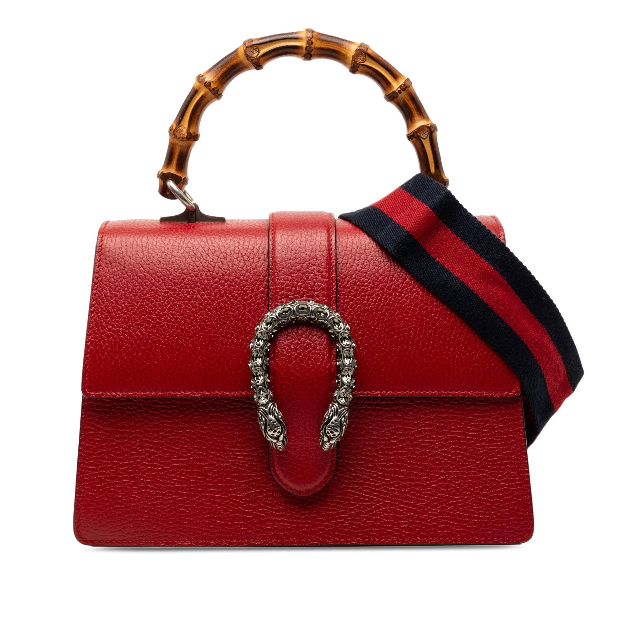 Gucci Medium Calfskin Bamboo Dionysus Web Satchel Size ONE SIZE - 1 Thumbnail
