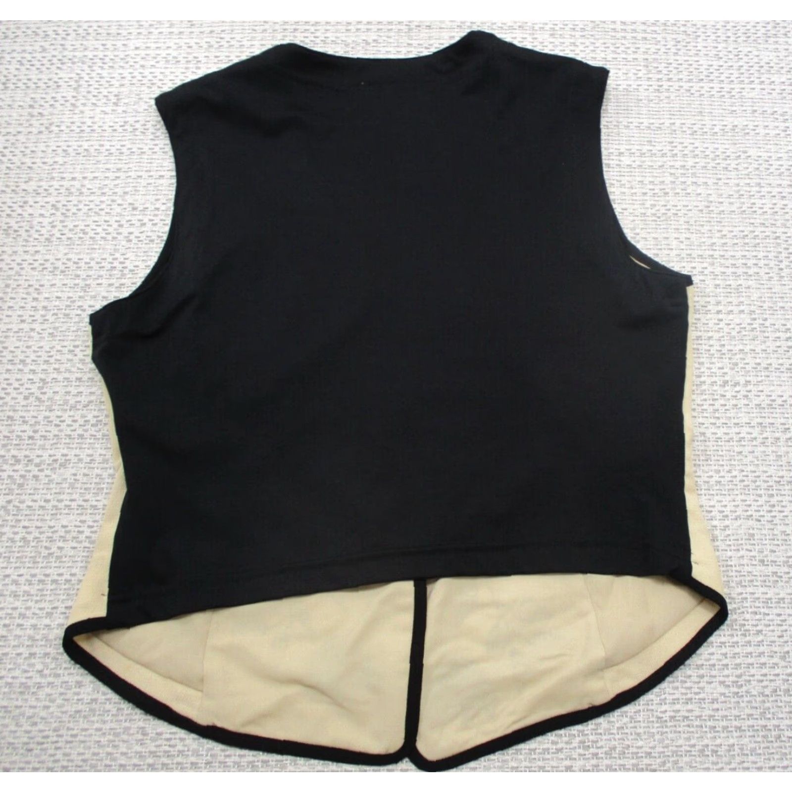 Vintage Dorothy Schoelen Platinum Vest Womens Large USA MADE Embroidered Vest Ivory 1980s Nylon Wearable Art Mens Womens Size L / US 10 / IT 46 - 4 Thumbnail