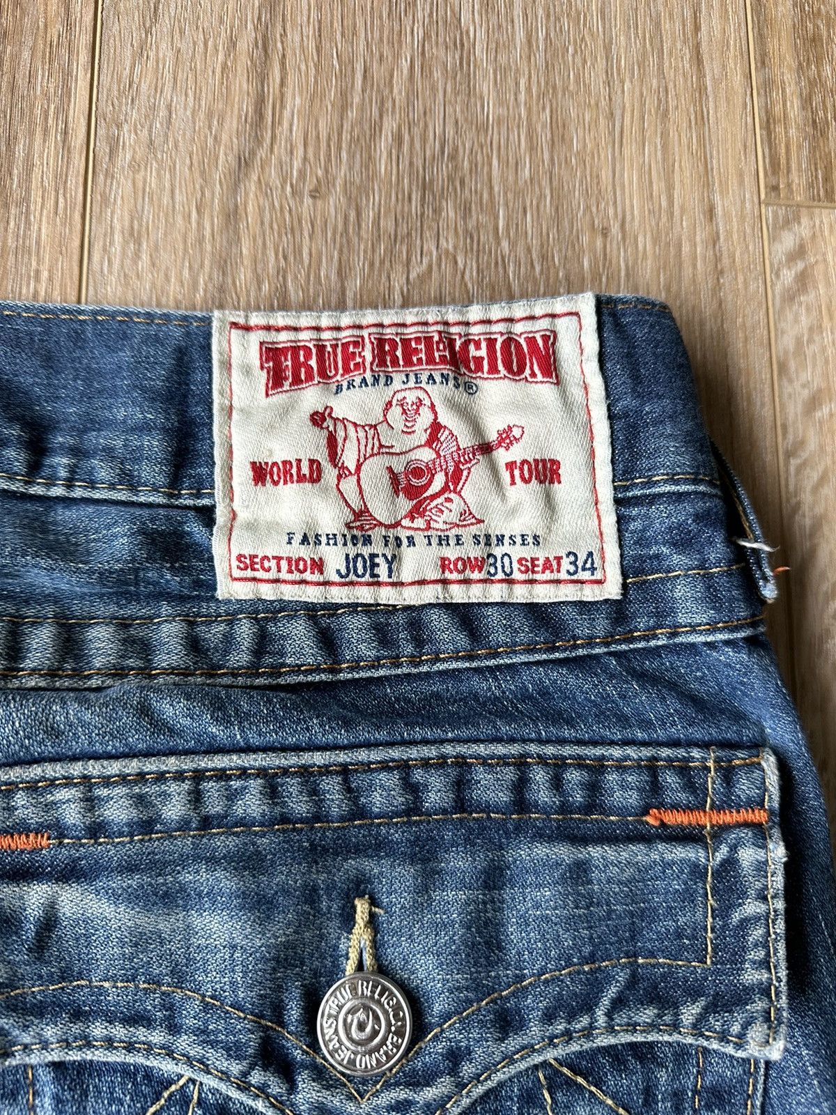 True Religion VINTAGE TRUE RELIGION SEAFARER BELL BOTTOM FLARE DENIM PANTS Size US 30 / EU 46 - 5 Thumbnail