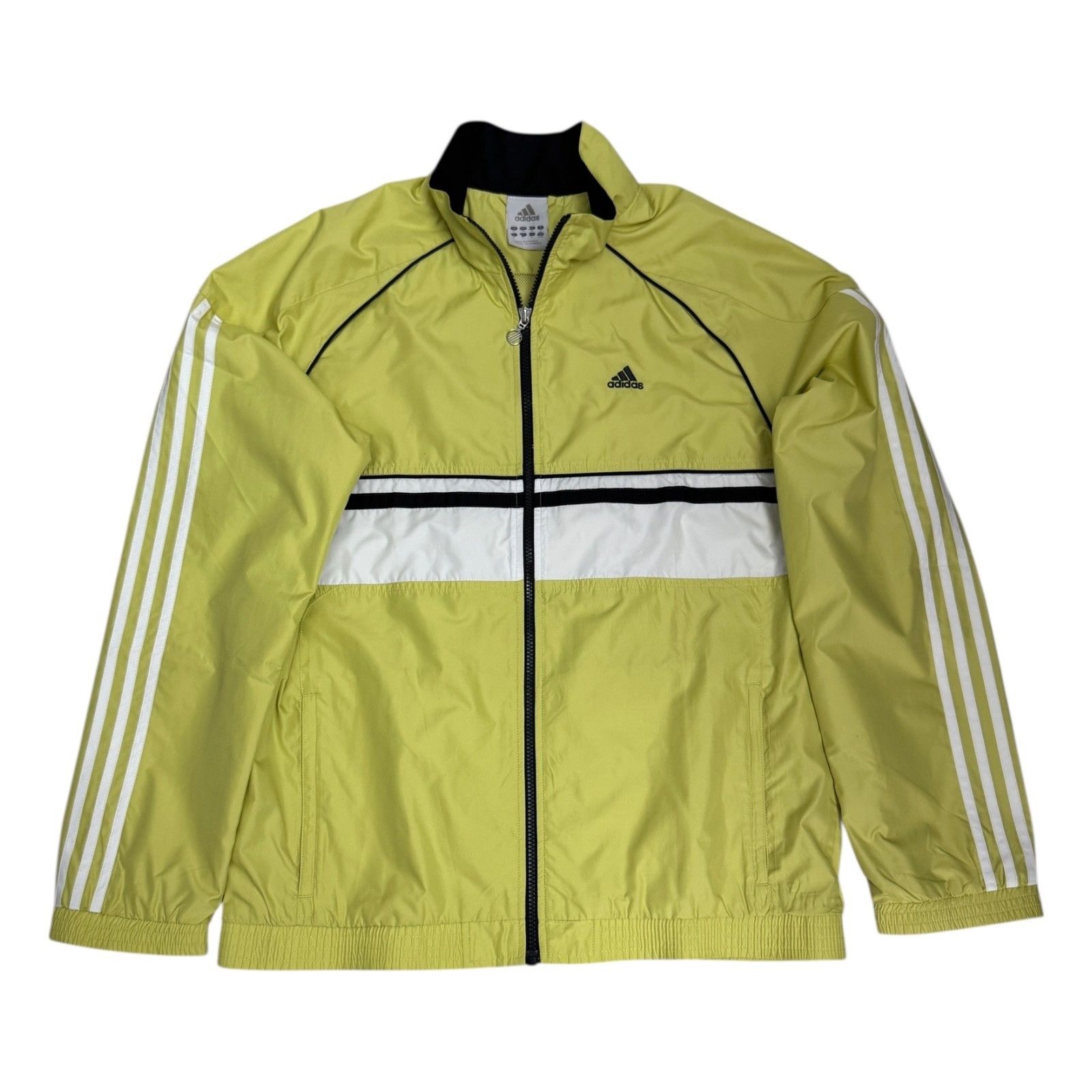 Adidas ADIDAS Vintage Y2K 2000s Neon Windbreaker Jacket Medium Size M / US 6-8 / IT 42-44 - 1 Thumbnail
