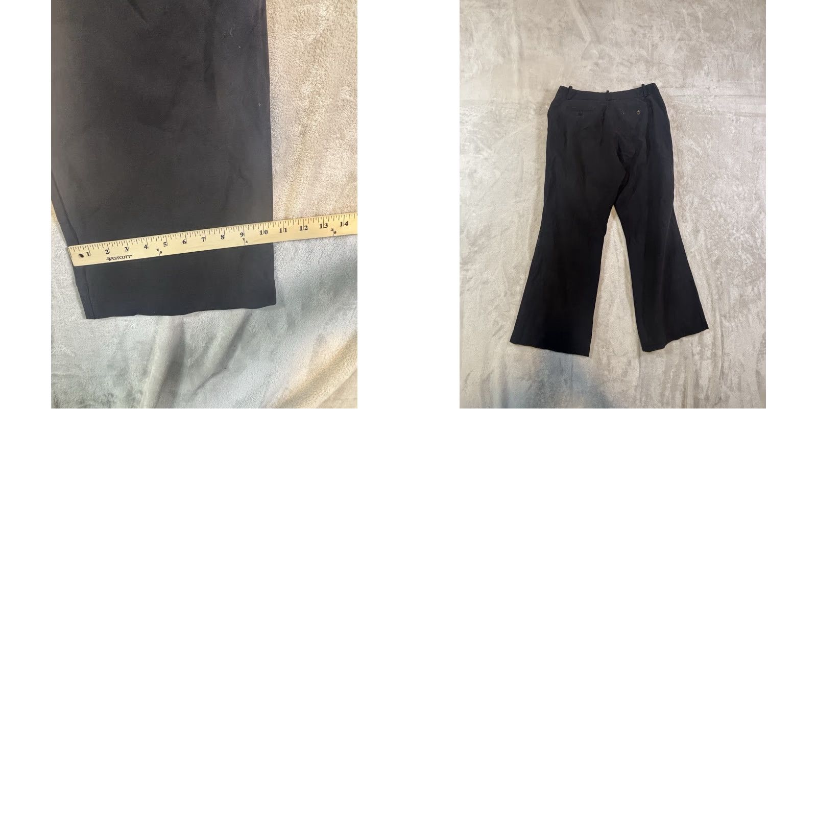Worthington Worthington Women's Pants Cropped 14P Black Slim Straight City Preppy 28in Inseam Regular Dress Casual Slacks Size 36" / US 14 / IT 50 - 8 Thumbnail