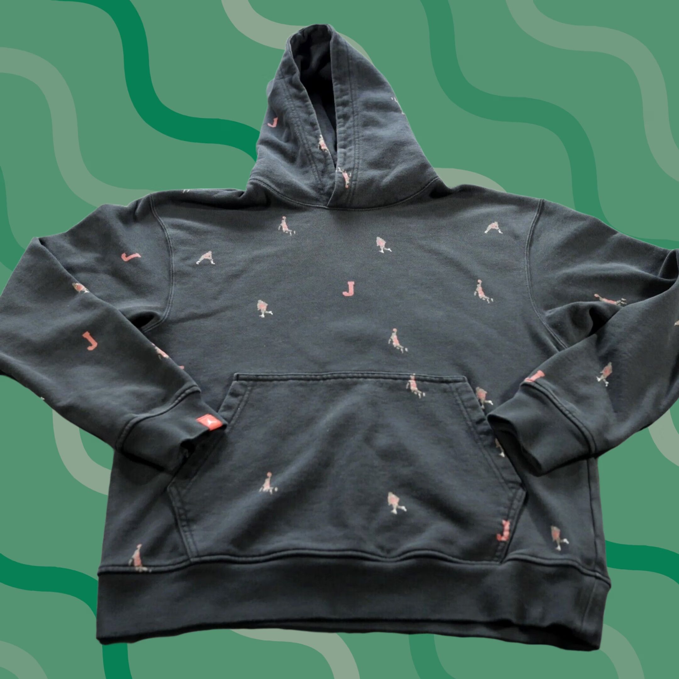 Jordan Brand Jordan Hoodie Mens Small Black Icon Essentials Sweatshirt Fleece Jumpman MJ 23 Size US S / EU 44-46 / 1 - 1 Thumbnail