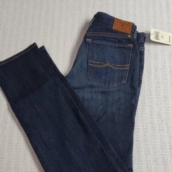 Lucky Brand Lucky Brand Sweet Jean Straight Blue Mid Rise Sz. 26 x 31 Je Size 26" / US 2 / IT 38 - 3 Thumbnail