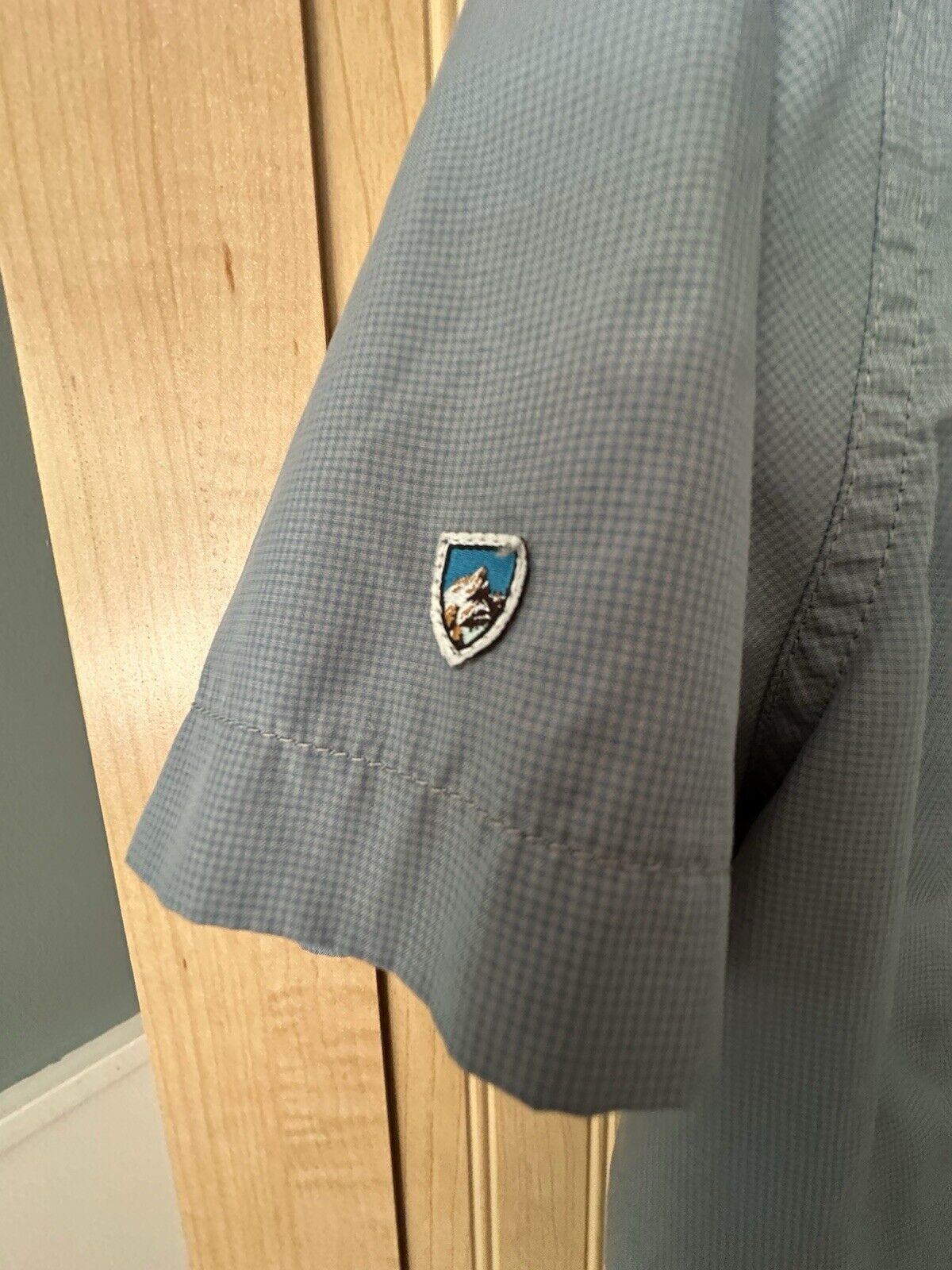 Kuhl Kuhl Stealth Blue Short Sleeve Snap Button Up Pocket Shirt Size US L / EU 52-54 / 3 - 4 Thumbnail