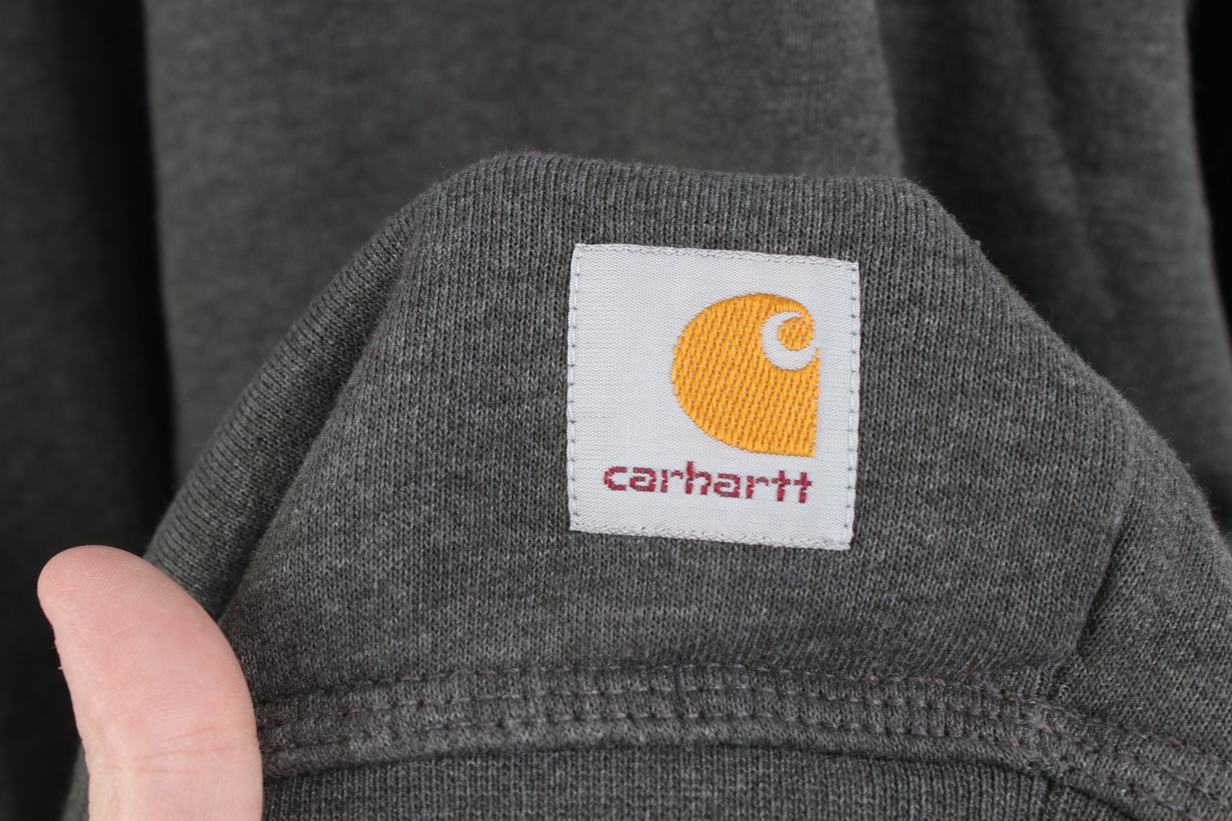 Carhartt Y2K Carhartt Heavyweight Crewneck Sweatshirt Heather Gray Size US XXL / EU 58 / 5 - 5 Thumbnail