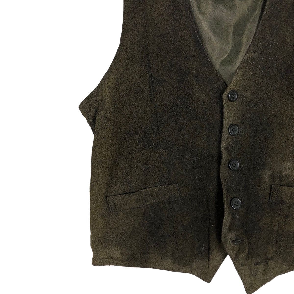 Genuine Leather 🔥Vintage Hammer Genuine Leather Utility Vest Waist Coats Size US M / EU 48-50 / 2 - 4 Thumbnail