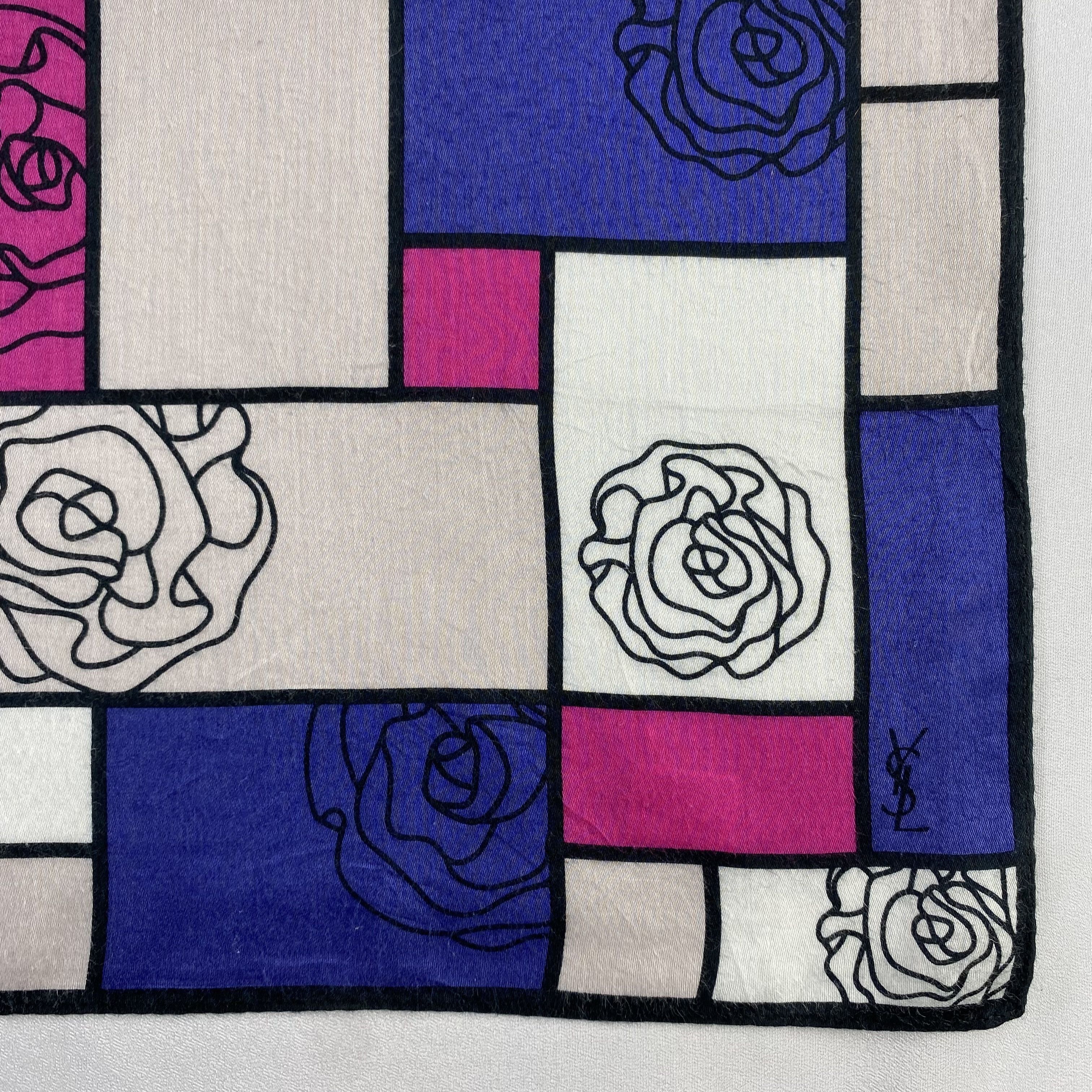 Vintage Yves Saint Laurent Bandana/ Handkerchief / Neckerchief-P1791 Size ONE SIZE - 3 Thumbnail
