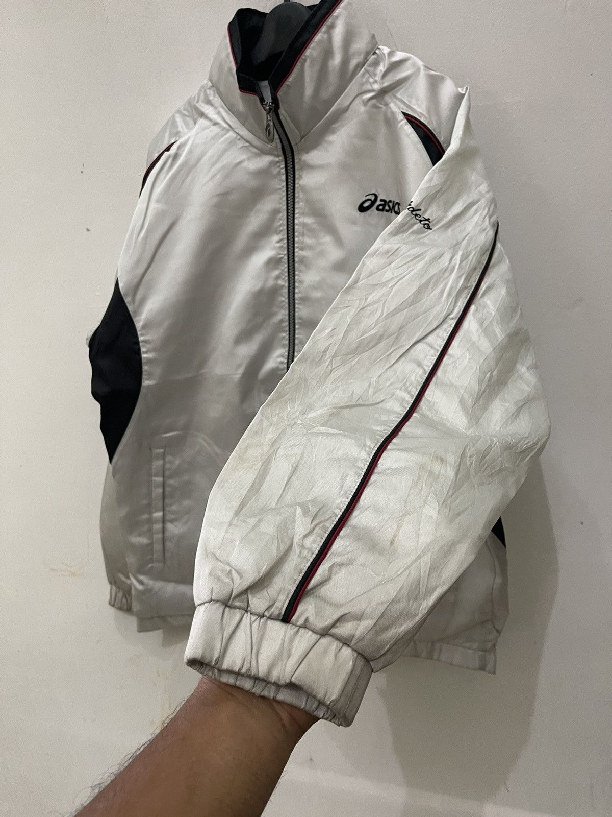 Asics × Japanese Brand Asics Plain Jackets Size US L / EU 52-54 / 3 - 3 Thumbnail