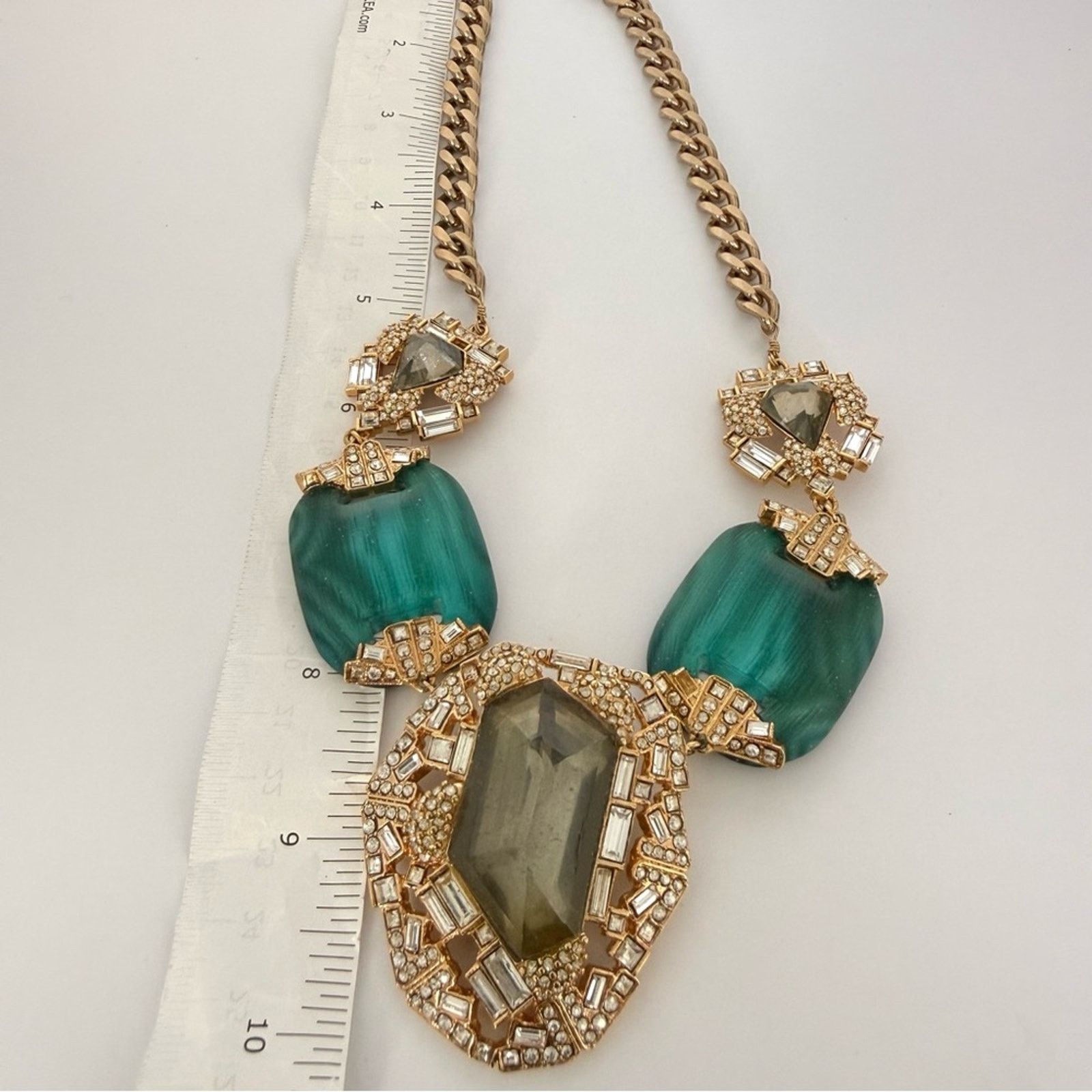 Alexis Bittar NWT!!! Alexis Bittar Lucite&Crystal bib collar necklace 625$ Size ONE SIZE - 8 Thumbnail