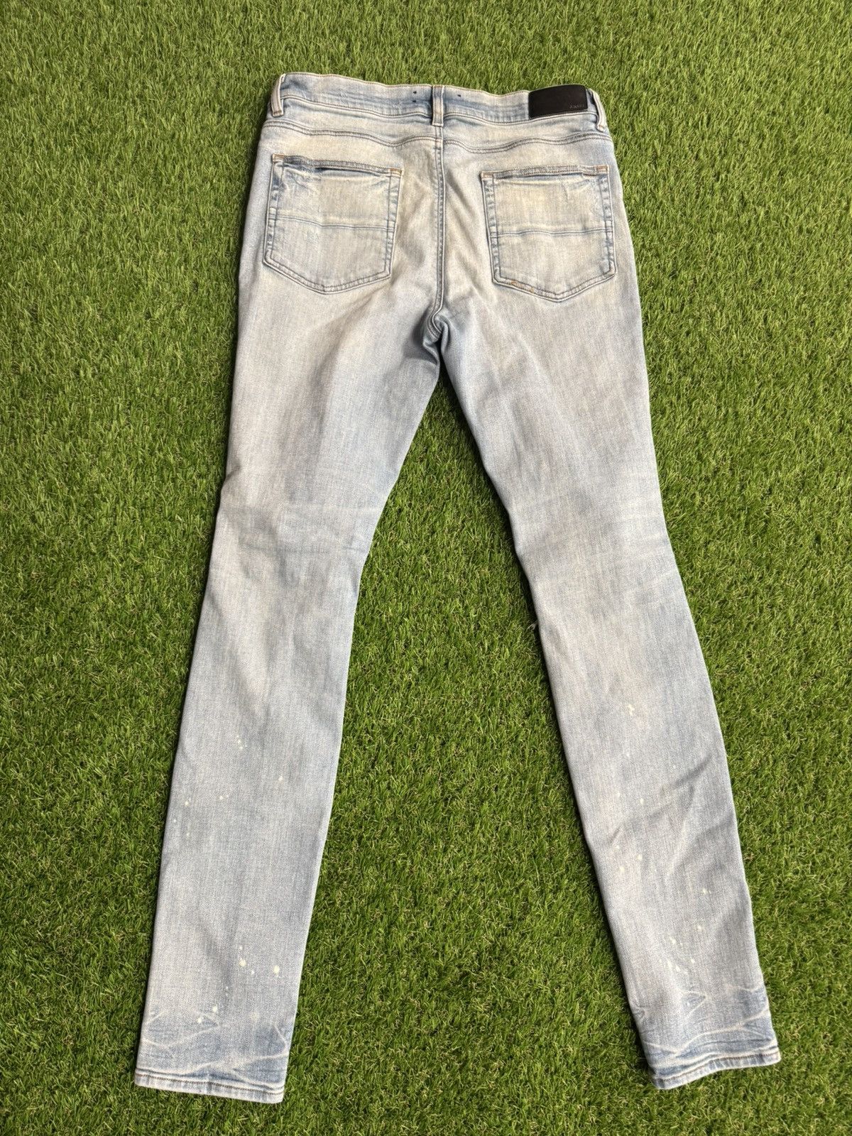 Amiri AMIRI THRASHER LIGHT WASH BONE PATCHES Size US 36 / EU 52 - 5 Thumbnail