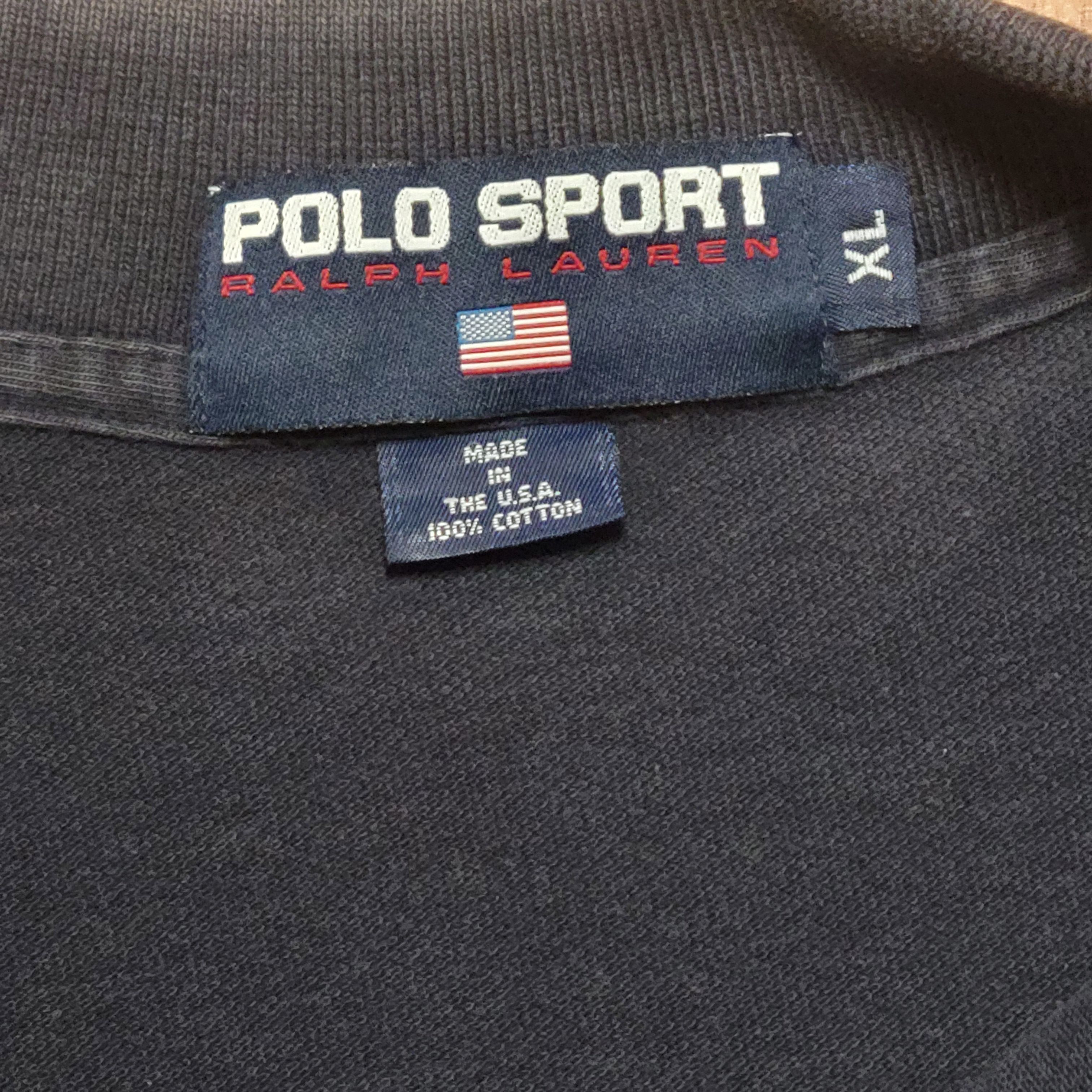 Polo Ralph Lauren Vintage Polo Sport Ralph Lauren USA flag Polo shirt. Size US XL / EU 56 / 4 - 3 Thumbnail