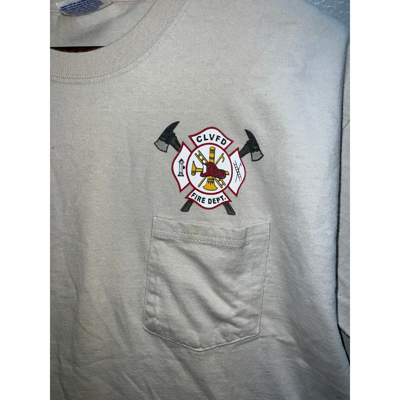 Hanes Crystal Lake Fire Dept Shirt CLVFD Colorado Firefighter L Size US L / EU 52-54 / 3 - 3 Thumbnail