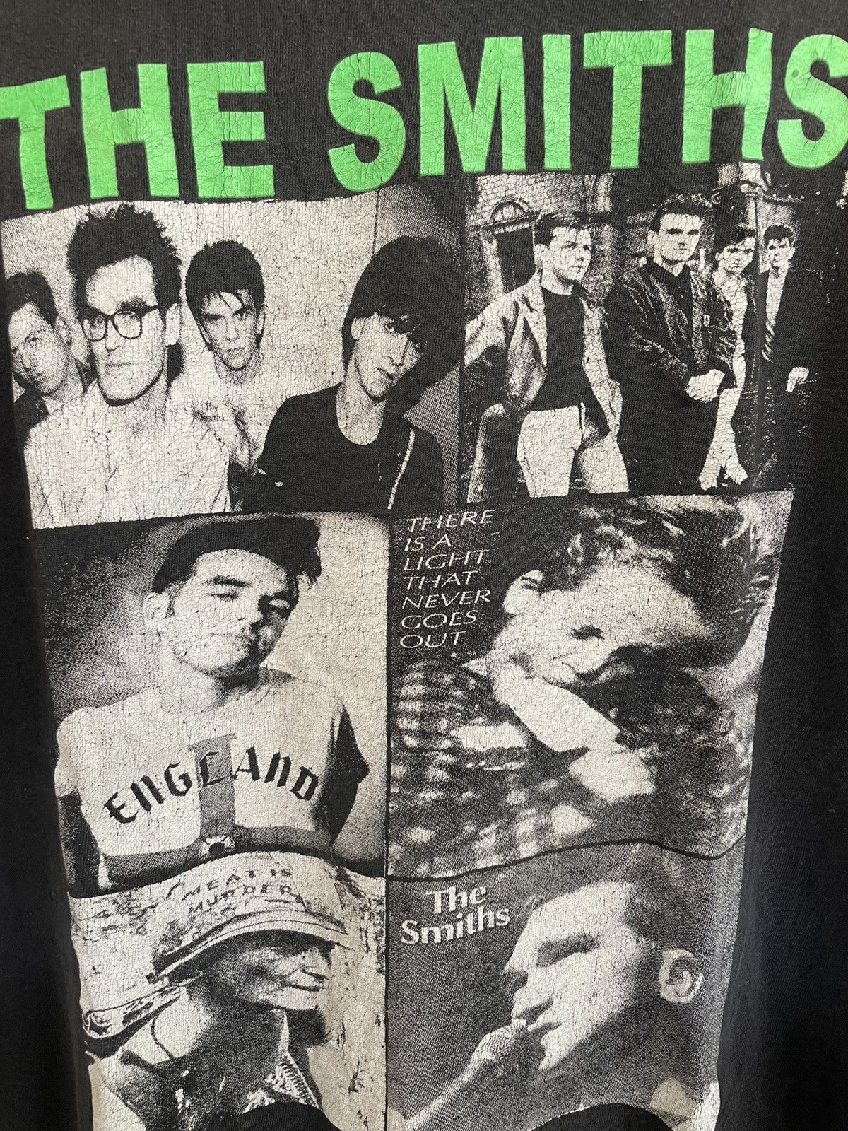 Band Tees Vintage Y2K The Smiths britpop band distress t shirt Size US L / EU 52-54 / 3 - 5 Thumbnail