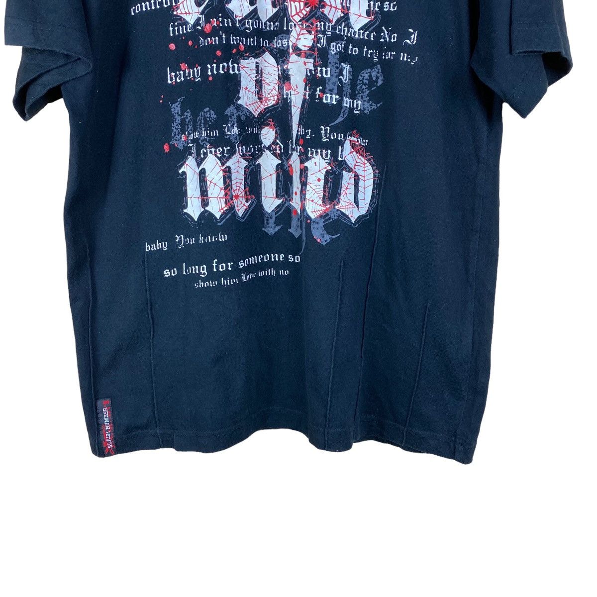 Japanese Brand × Seditionaries SLASH NUMBER PUNK STYLE POEM TEE Size US L / EU 52-54 / 3 - 4 Thumbnail