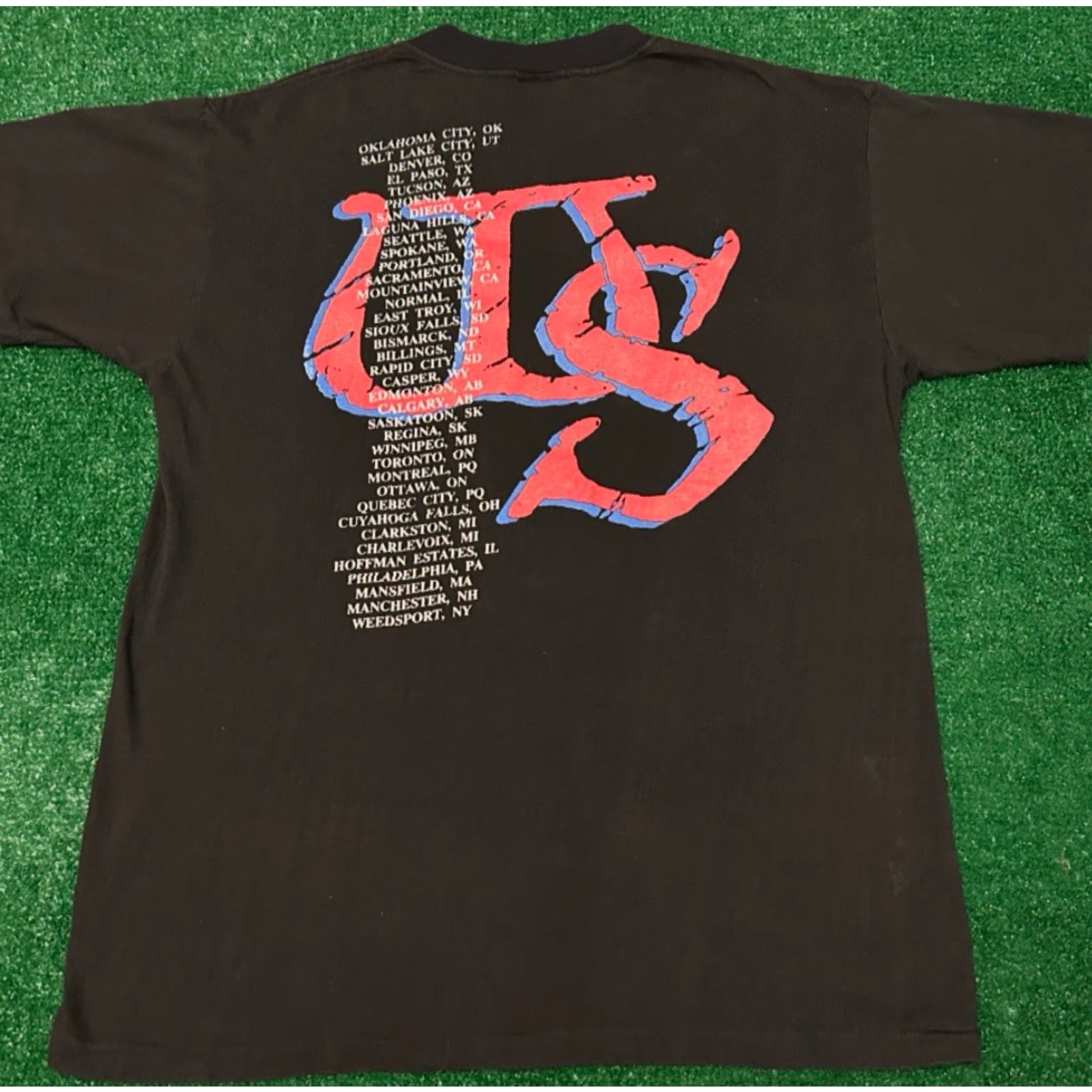 Vintage VINTAGE Brockum Whitesnake Band Tee T Shirt 1990s 90s Chrome Snake Tour Mens L Black Shirt Rock Music Mens Size L Size US L / EU 52-54 / 3 - 2 Thumbnail