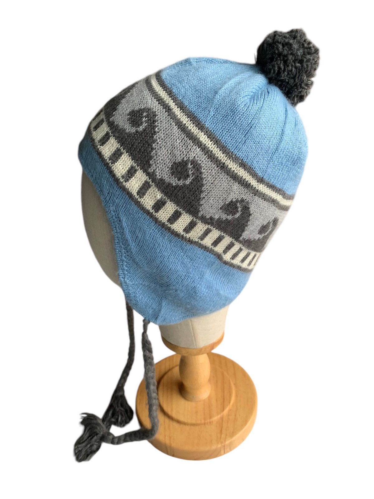 Japanese Brand × Kapital × Vintage Knitted Earflap Nice Design Winter Sessions Beanie Hats Size ONE SIZE - 7 Thumbnail