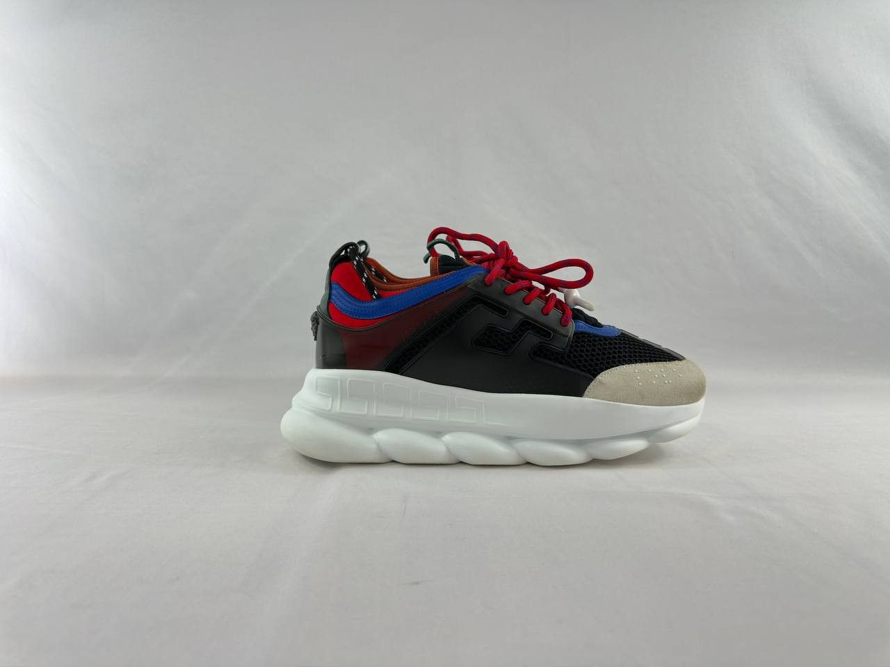 Versace Versace Chain Reaction Red Blue Black Sneakers Size US 11 / EU 44 - 1 Thumbnail