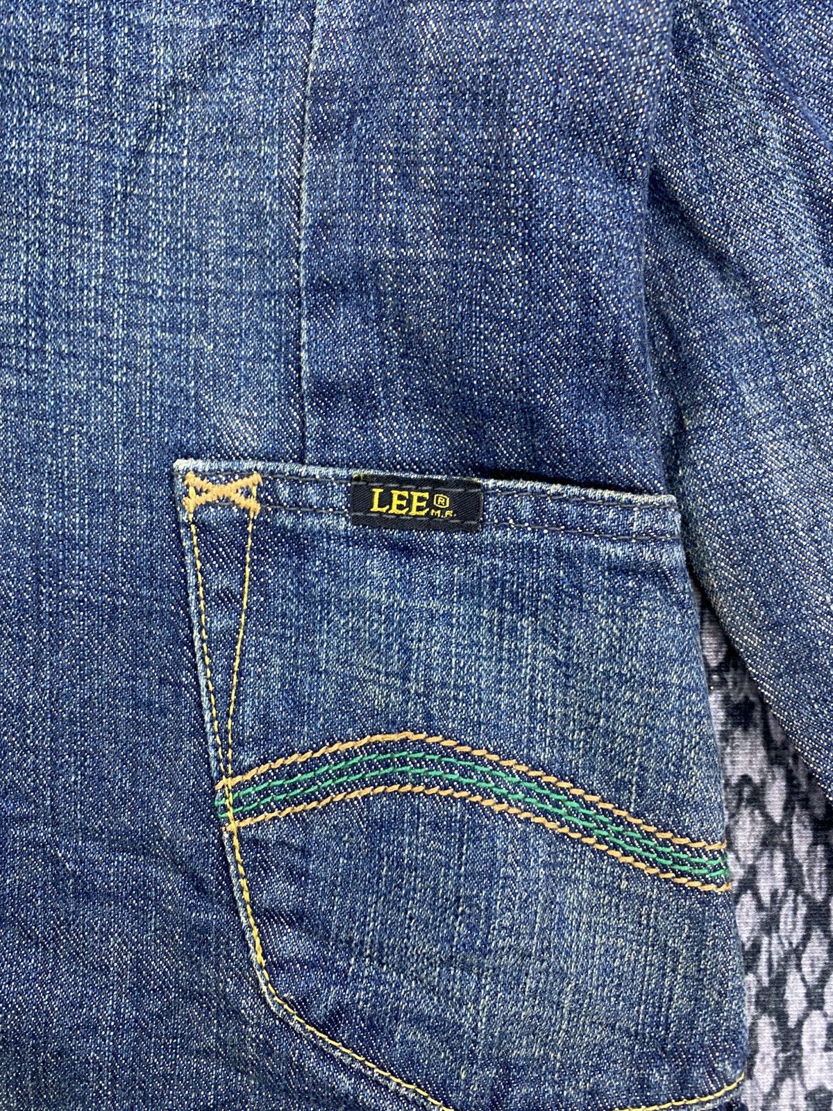 Lee Vintage LEE Single Button Blazer Style Denim Jacket Size US XS / EU 42 / 0 - 8 Thumbnail