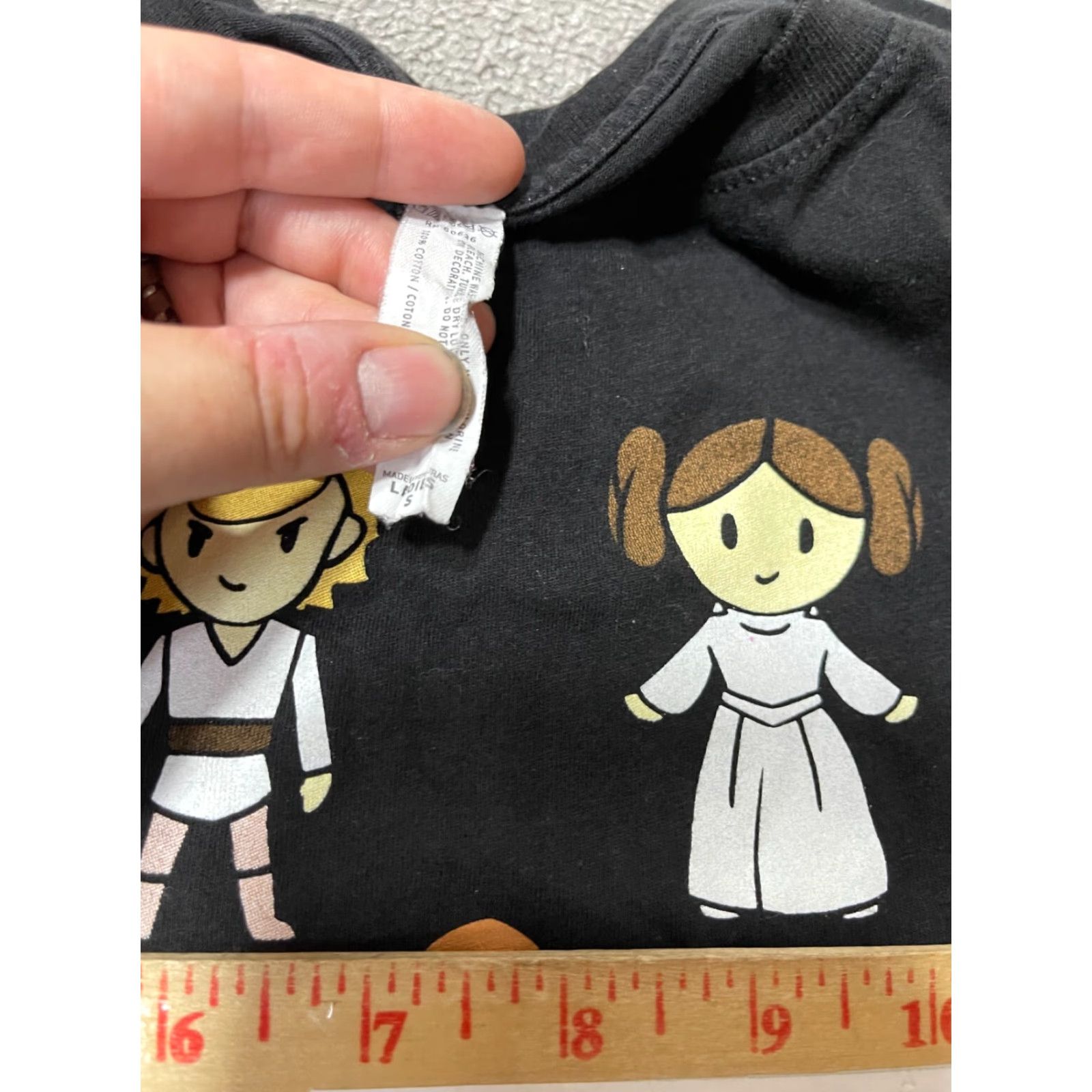Star Wars Star Wars Tee Turtles Shirt Womens Small S Black Short Sleeve T Shirt Size S / US 4 / IT 40 - 4 Thumbnail