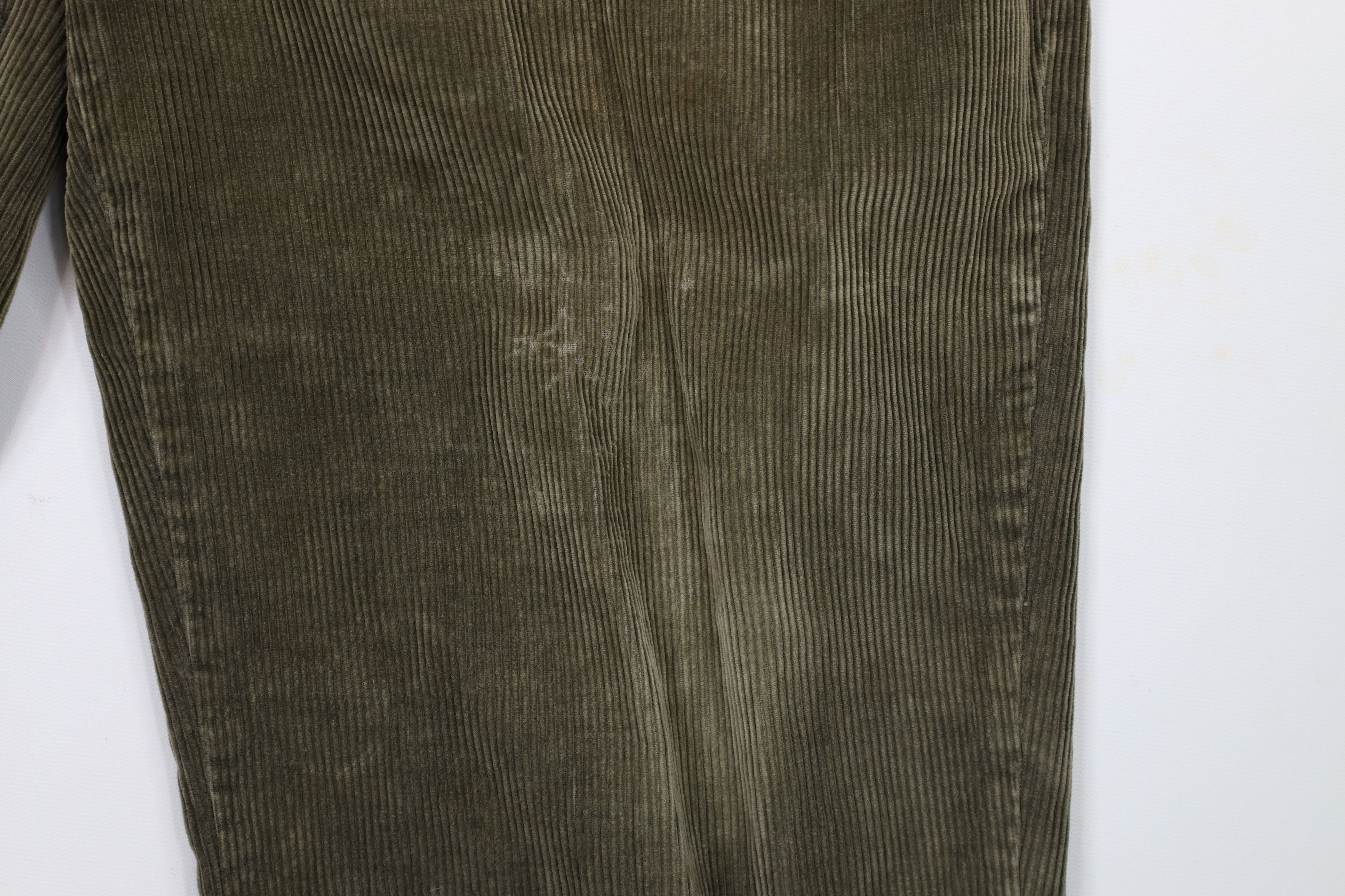 Tommy Hilfiger × Vintage Vintage 90s Tommy Hilfiger Pleated Wide Leg Corduroy Pants Size US 32 / EU 48 - 6 Thumbnail