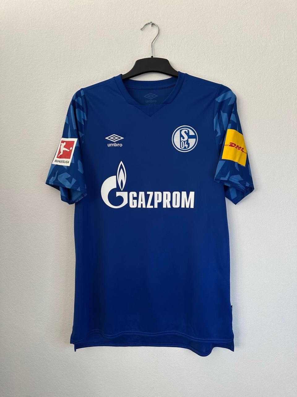 Umbro FC Schalke 04 Home Jersey Umbro #19 Burgstaller Bundesliga Size US L / EU 52-54 / 3 - 2 Thumbnail