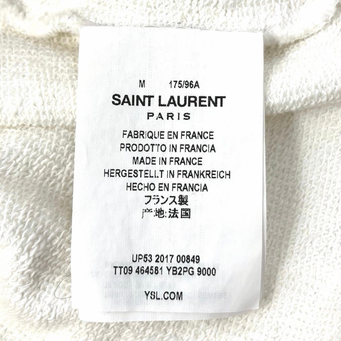 Saint Laurent Paris Saint Laurent Logo Hoodie Size US M / EU 48-50 / 2 - 9 Thumbnail