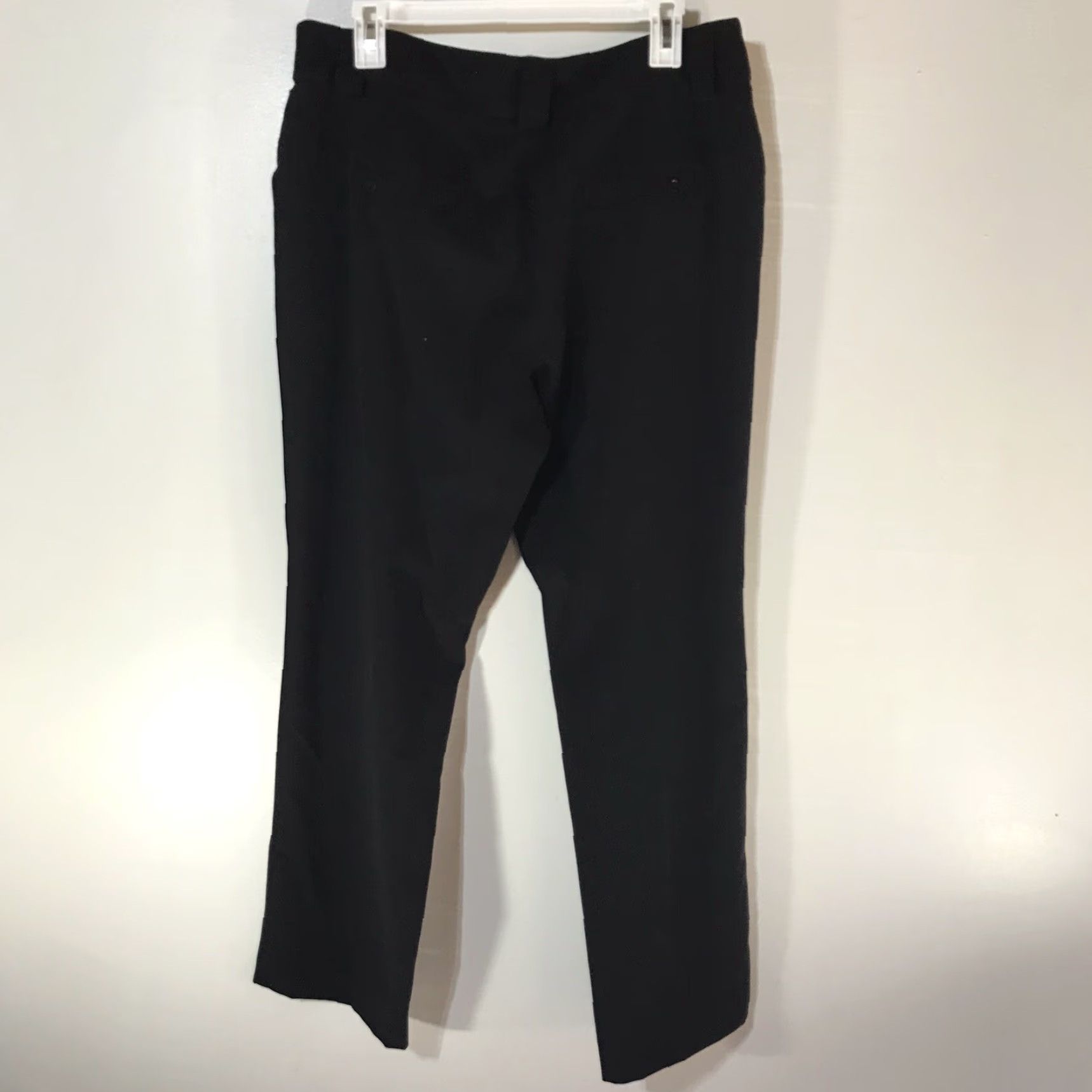 Vintage CATO Black Mid-Rise Straight Fit Dress Pants Womens Size 14P Petite Business Casual Size 36" / US 14 / IT 50 - 3 Thumbnail