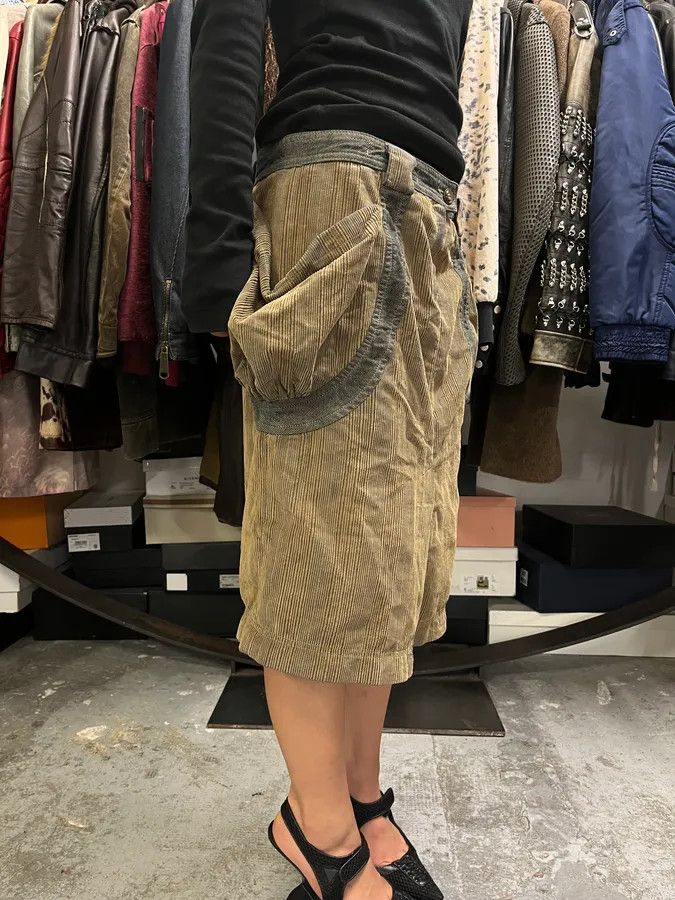 Just Cavalli AW2004 Cavalli Brown Velvet Cargo Skirt Size 28" / US 6 / IT 42 - 3 Thumbnail