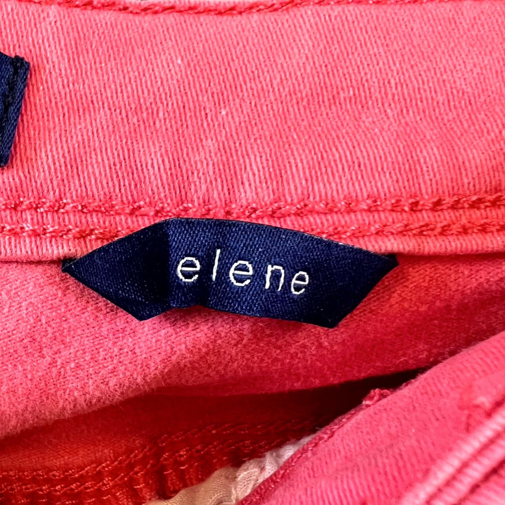 Vintage Bandolino Selene Capri Pant Womens 10 Pink Cotton Preppy Career Formal Stretch Size 32" / US 10 / IT 46 - 6 Thumbnail