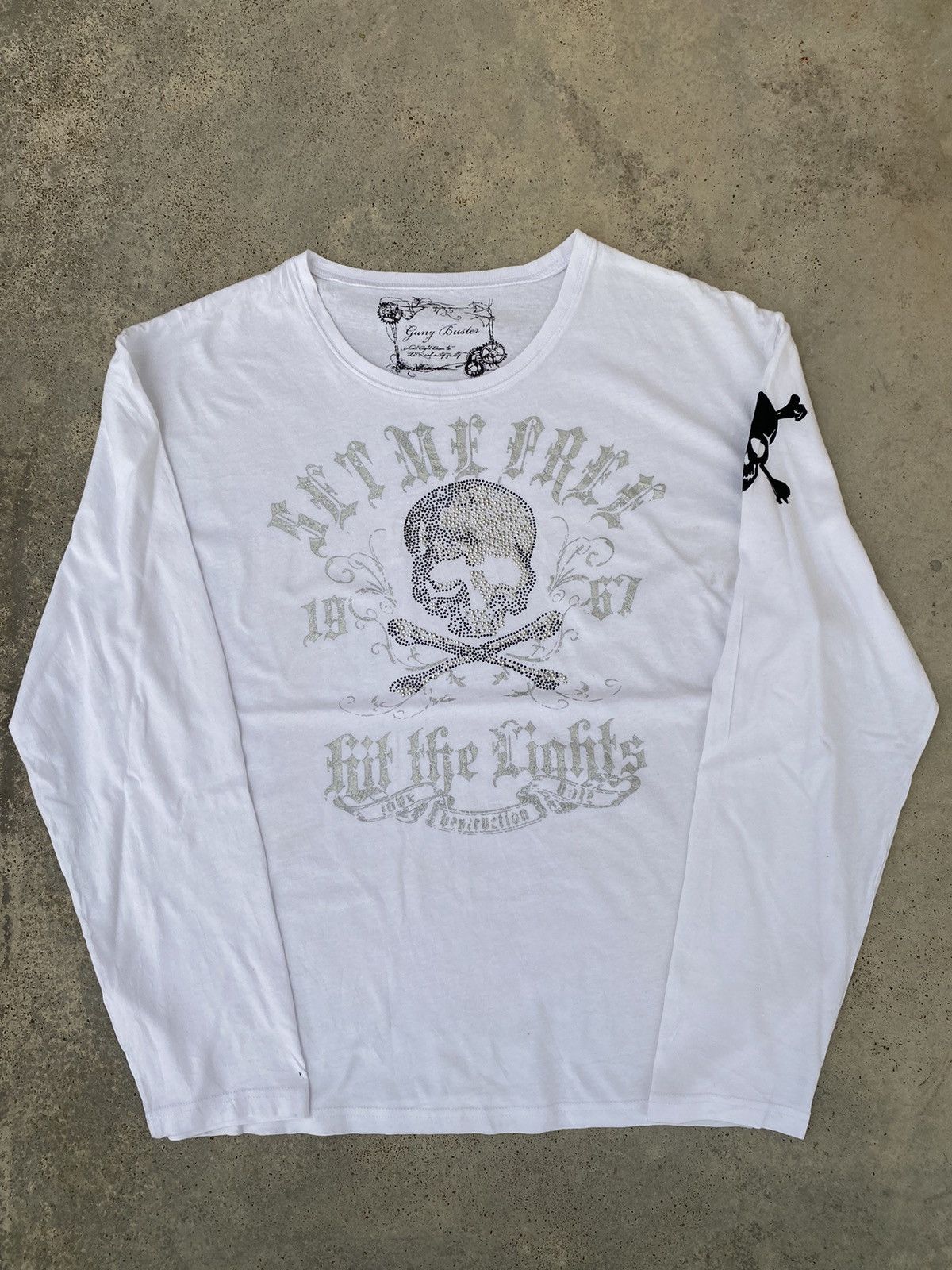 Japanese Brand 2000s Japanese Seditionaries Skull Long Sleeve Gothic Punk Size US XL / EU 56 / 4 - 1 Thumbnail